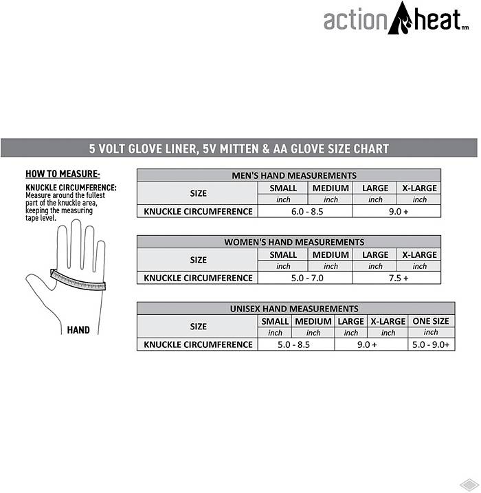 ActionHeat Men's 5V Battery Heated Glove Liners | Dick's Sporting