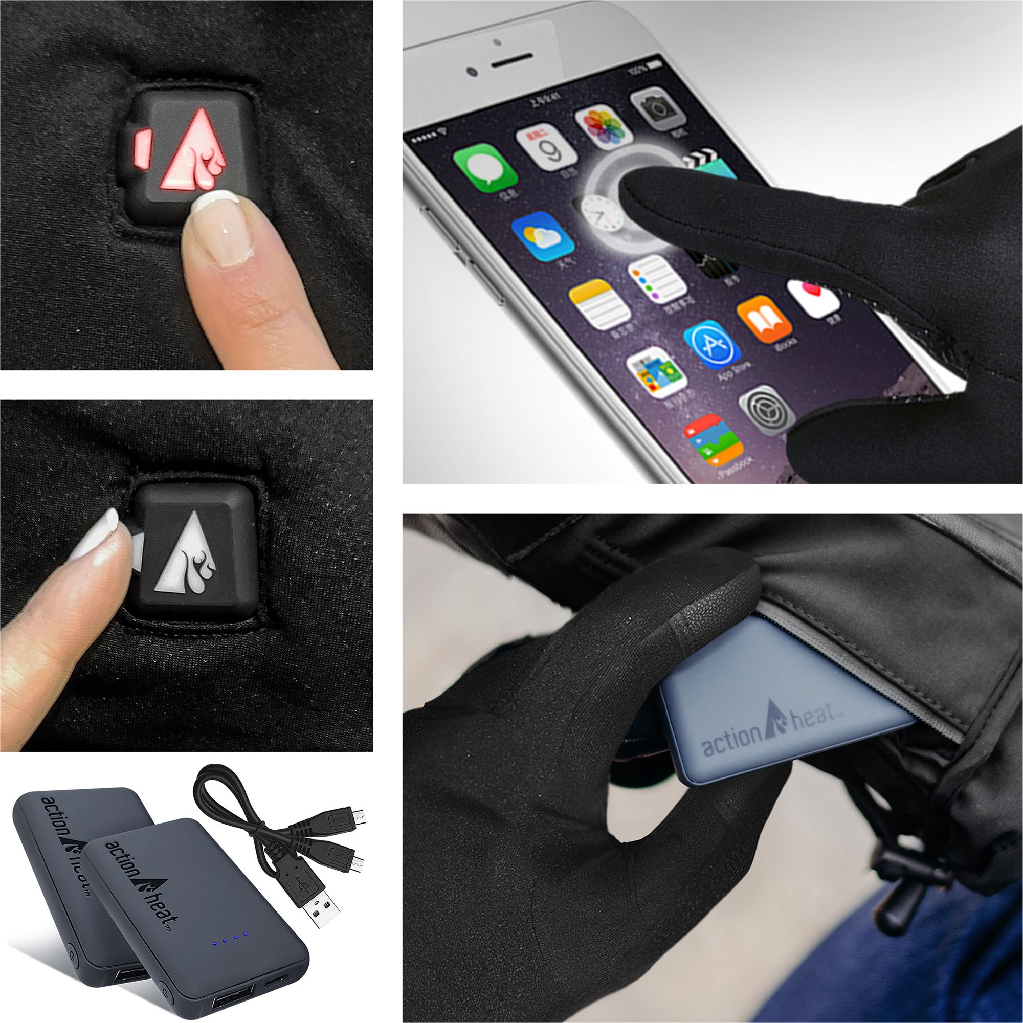 ActionHeat Men's 5V Battery Heated Glove Liners product image