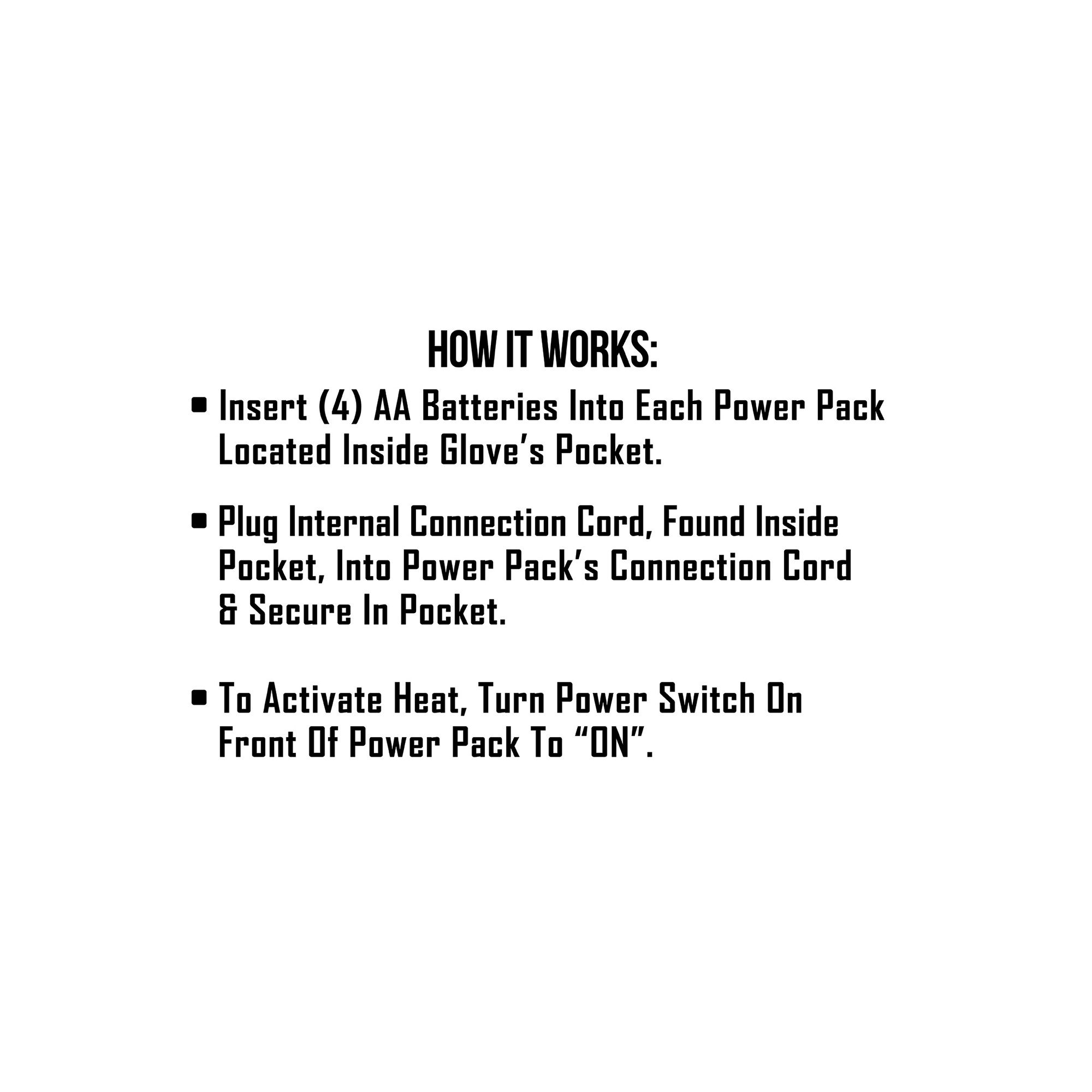 ActionHeat Men's AA Battery Heated Gloves product image