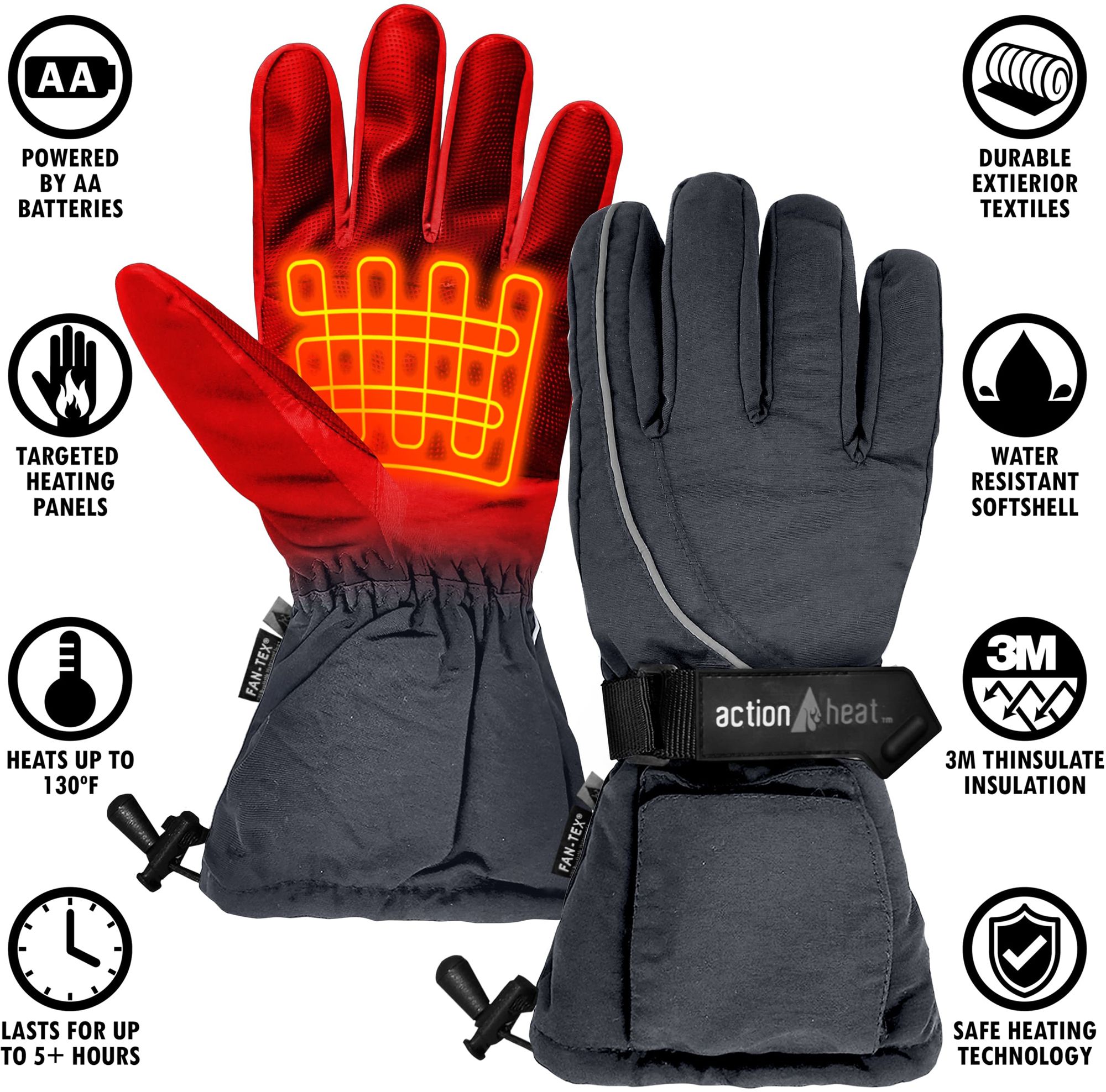 ActionHeat Men's AA Snow Gloves product image