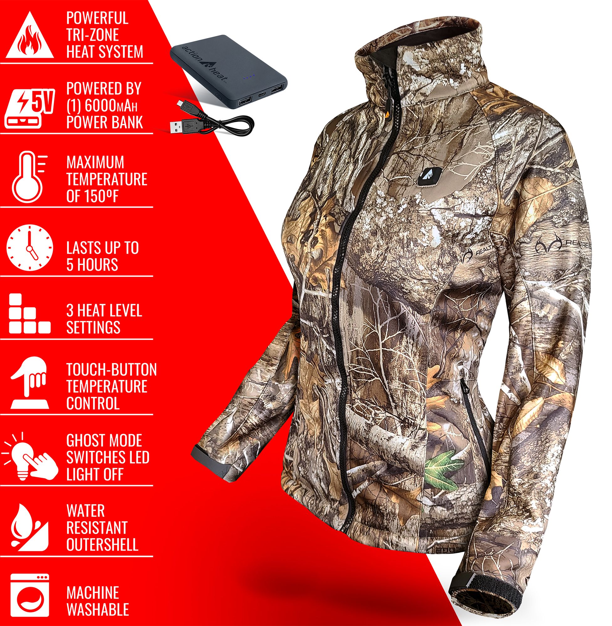 ActionHeat Women's 5V Battery Heated Jacket product image