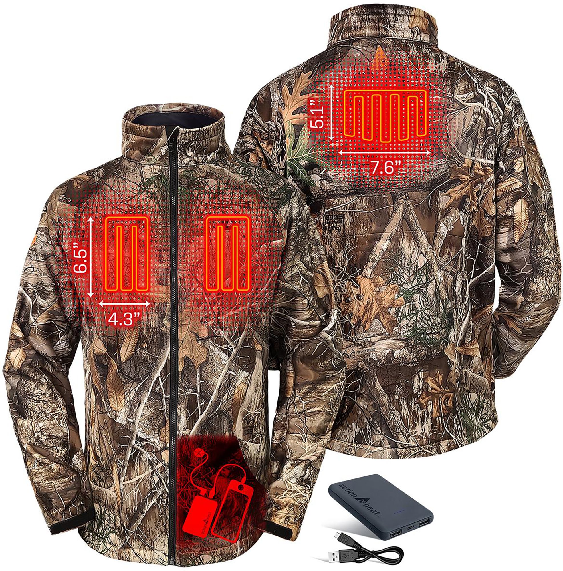 ActionHeat Men's 5V Battery Heated Softshell Jacket product image
