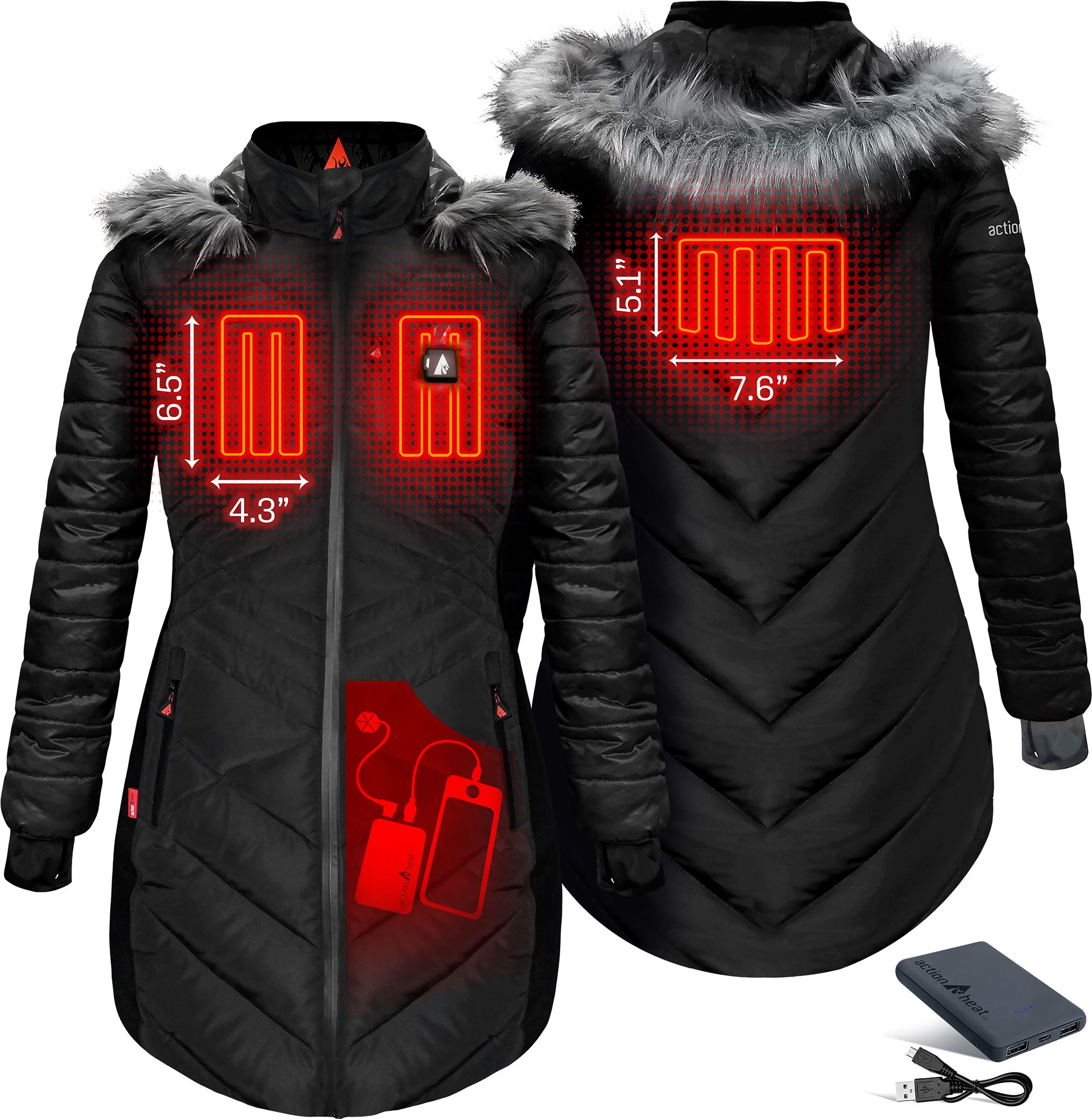 ActionHeat Women's 5V Heated Puffer Jacket product image