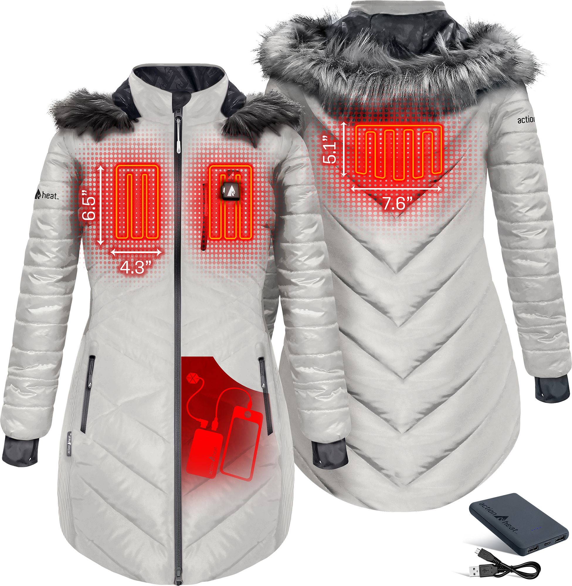 ActionHeat Women's 5V Heated Puffer Jacket product image