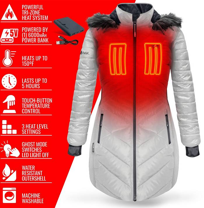 ActionHeat Men's 5V Battery Heated Puffer Jacket