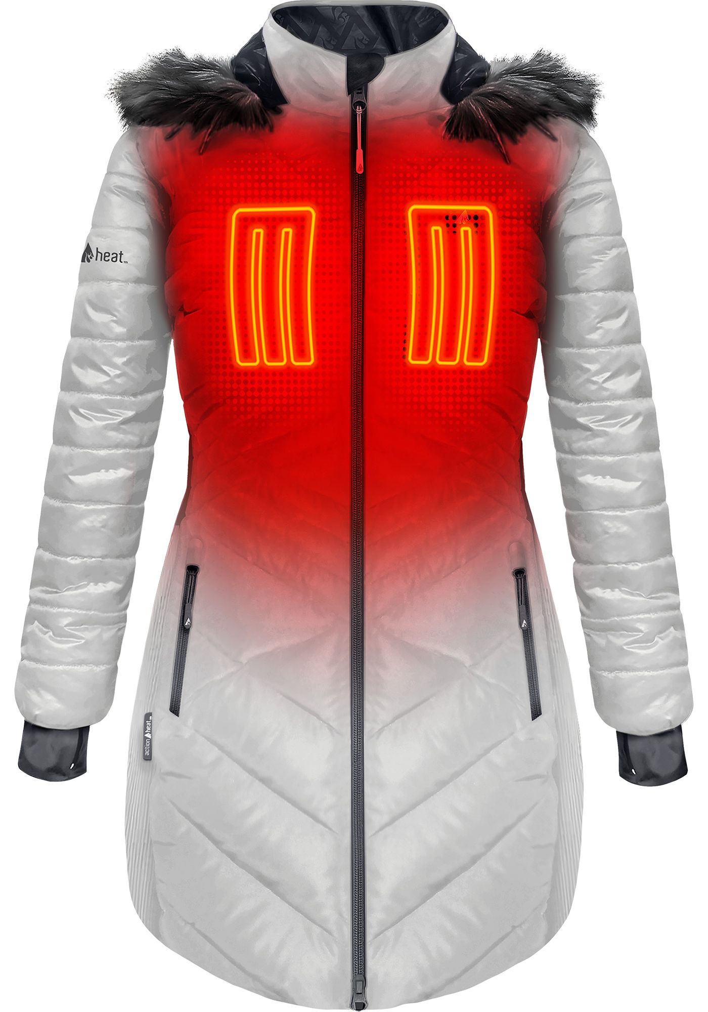 Actionheat women's 5v heated puffer jacket cheap