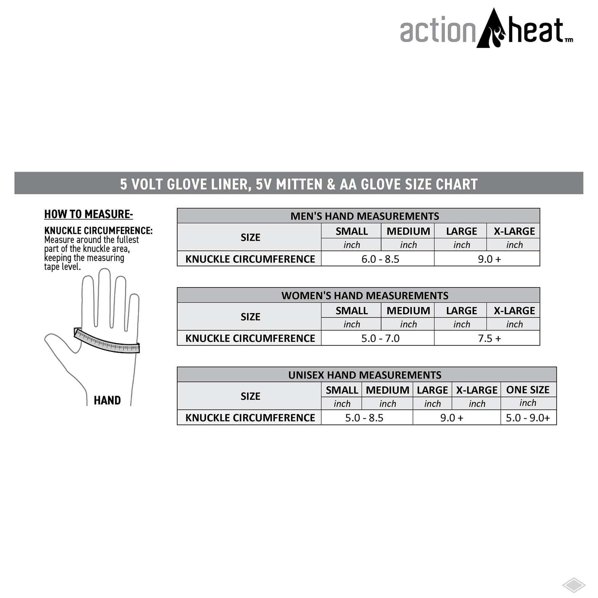 ActionHeat Men's 5V Battery Heated Mittens product image