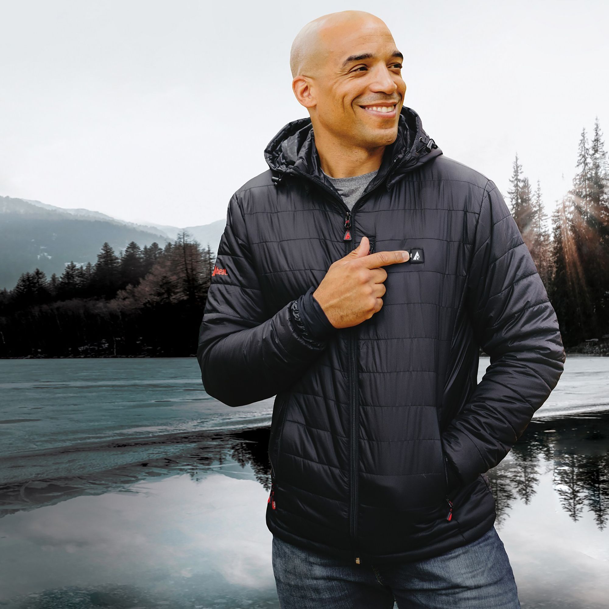 ActionHeat Men's 5V Battery Heated Insulated Puffer Jacket product image