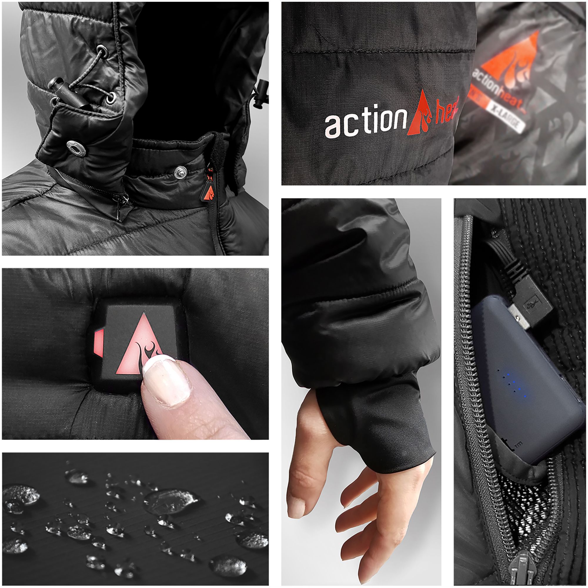 ActionHeat Men's 5V Battery Heated Insulated Puffer Jacket product image