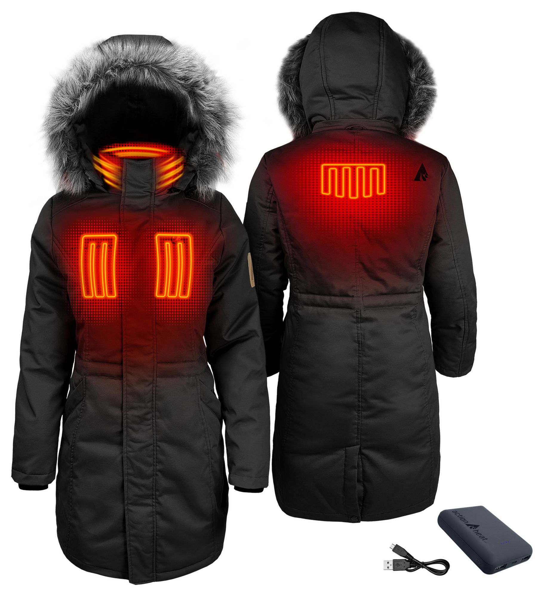 ActionHeat Women's Heated Parka Jacket product image