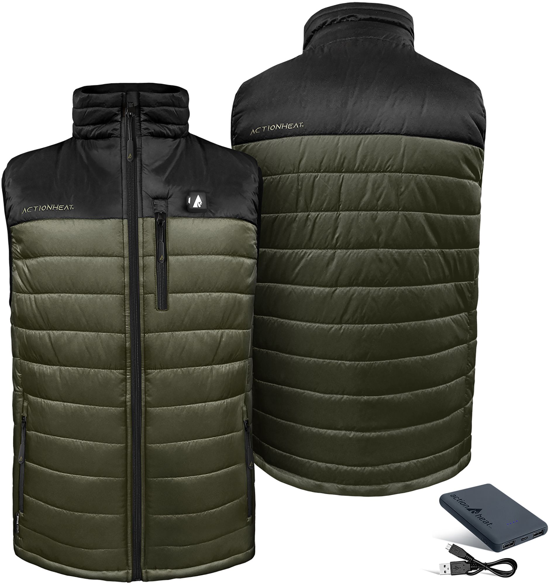 ActionHeat Men's 5V Pocono Insulated Puffer Heated Vest