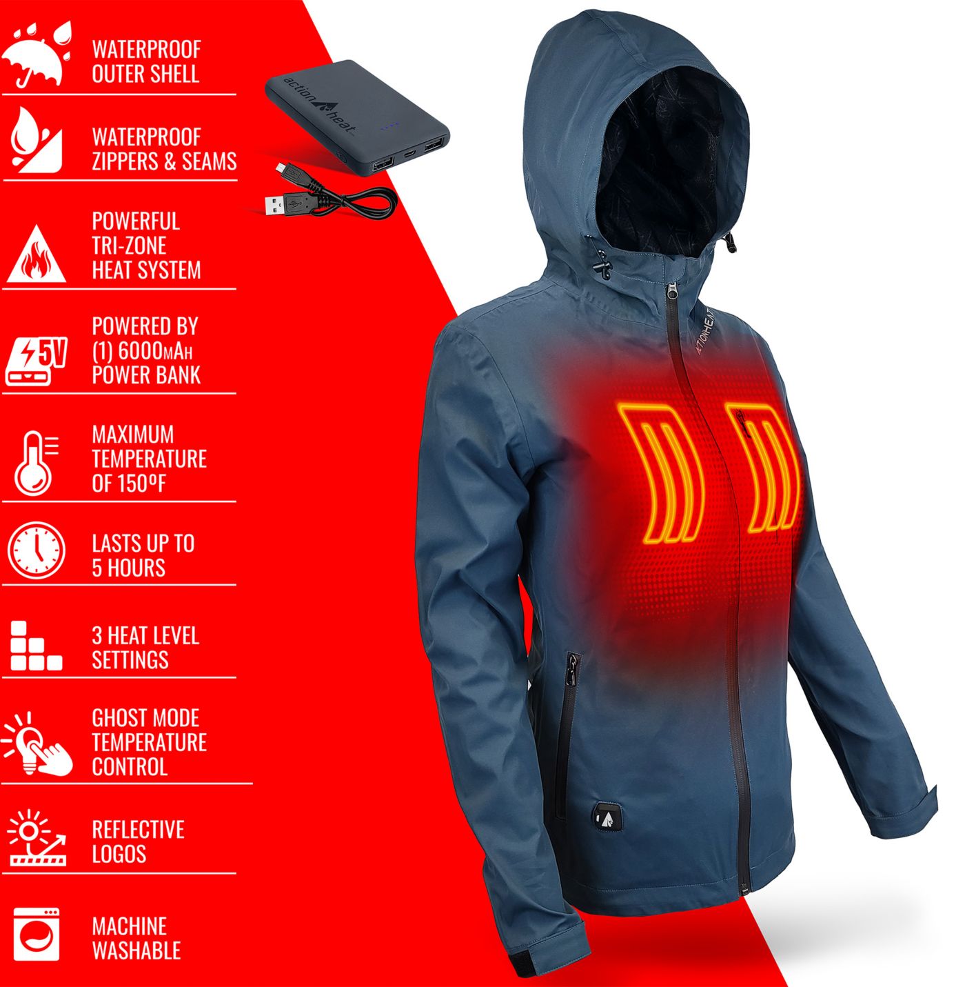 Heated rain gear clearance