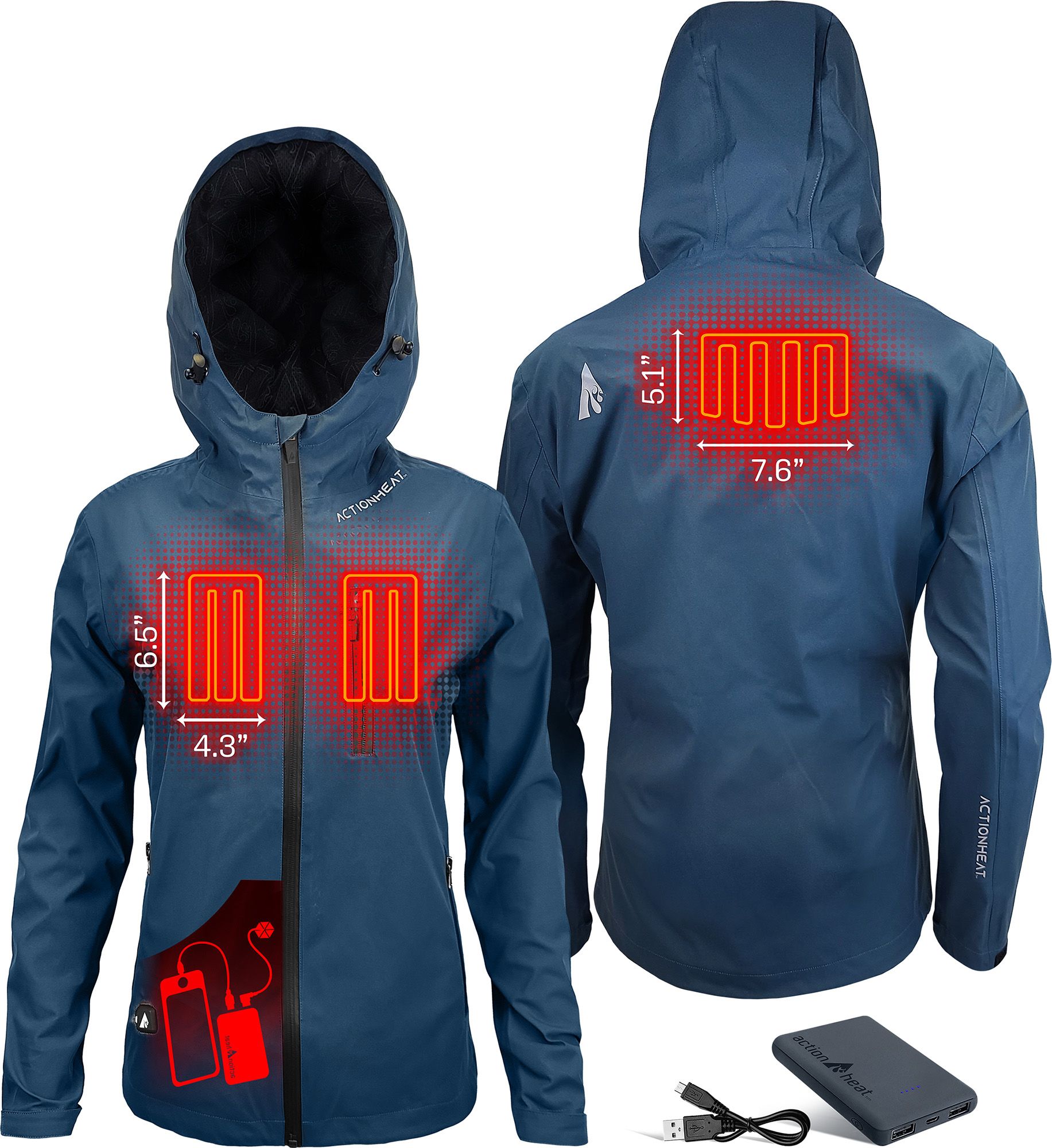 ActionHeat Women's 5V Heated Rain Jacket product image