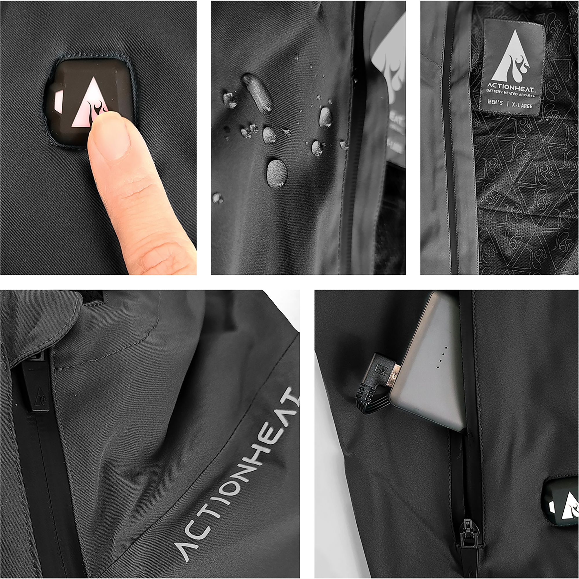 ActionHeat Women's 5V Heated Rain Jacket product image