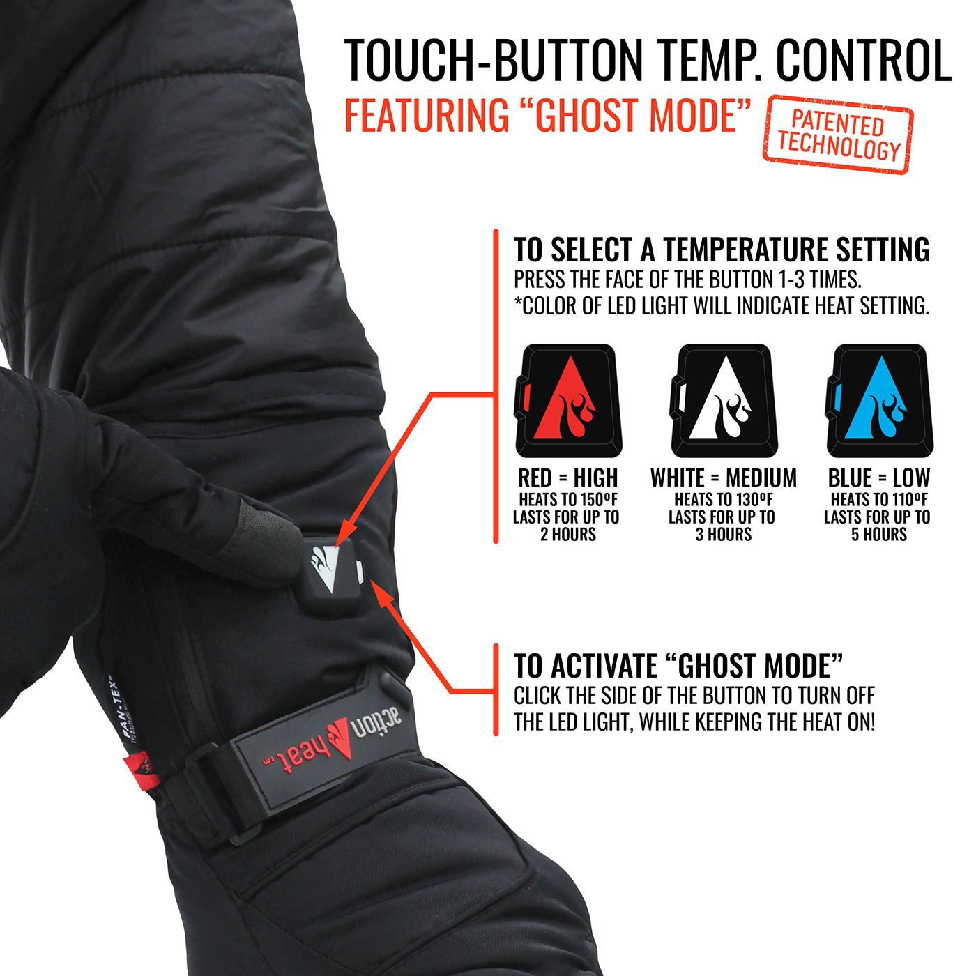 ActionHeat Men s 5V Premium Battery Heated Gloves