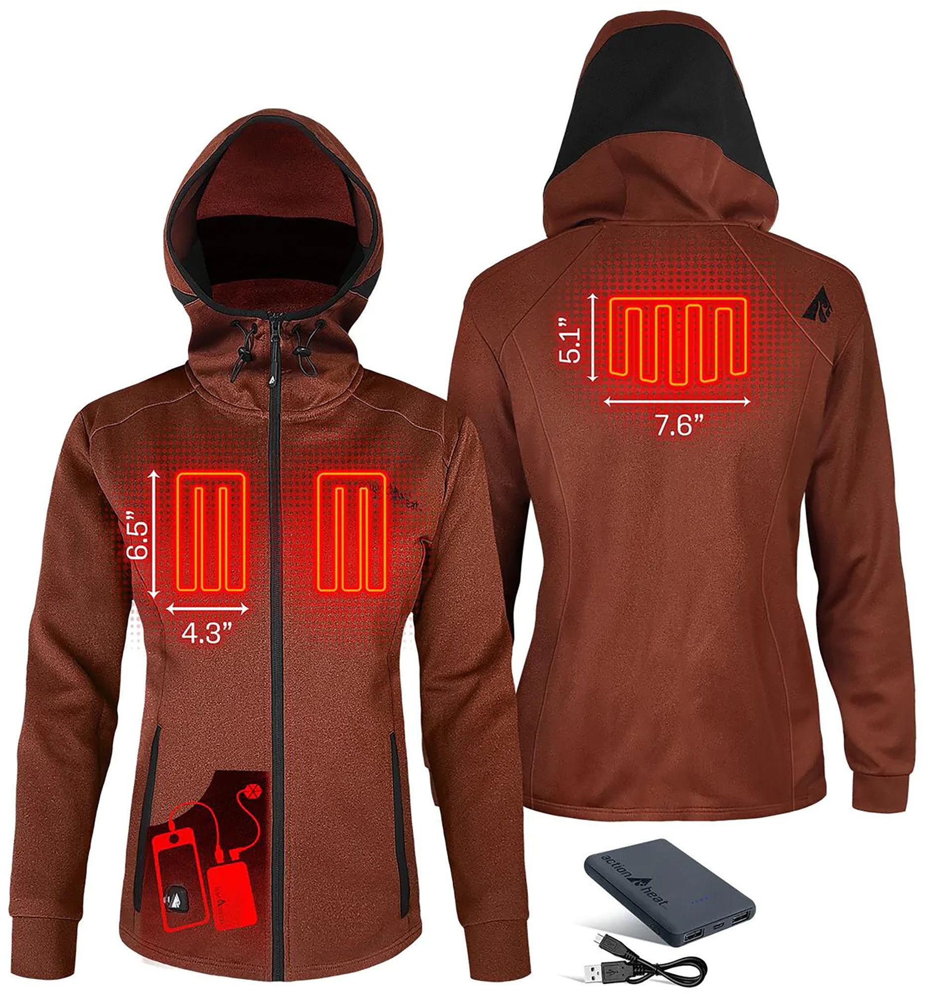 ActionHeat Women's 5V Battery Heated Hoodie product image