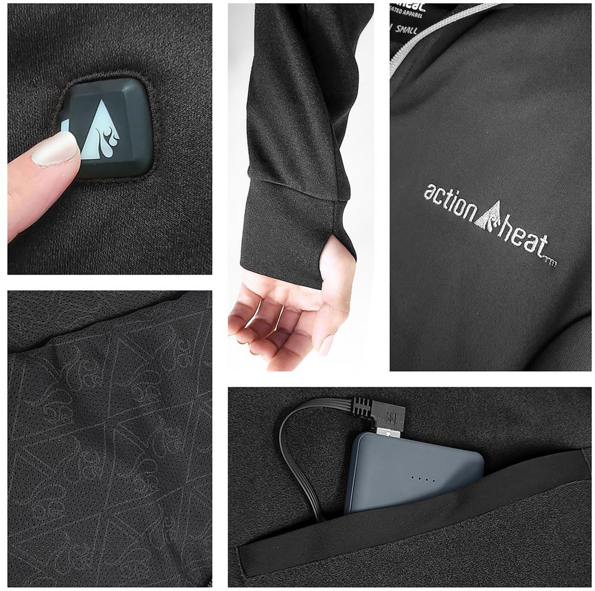 ActionHeat Men's 5V Slim Fit Battery Heated Hoodie product image