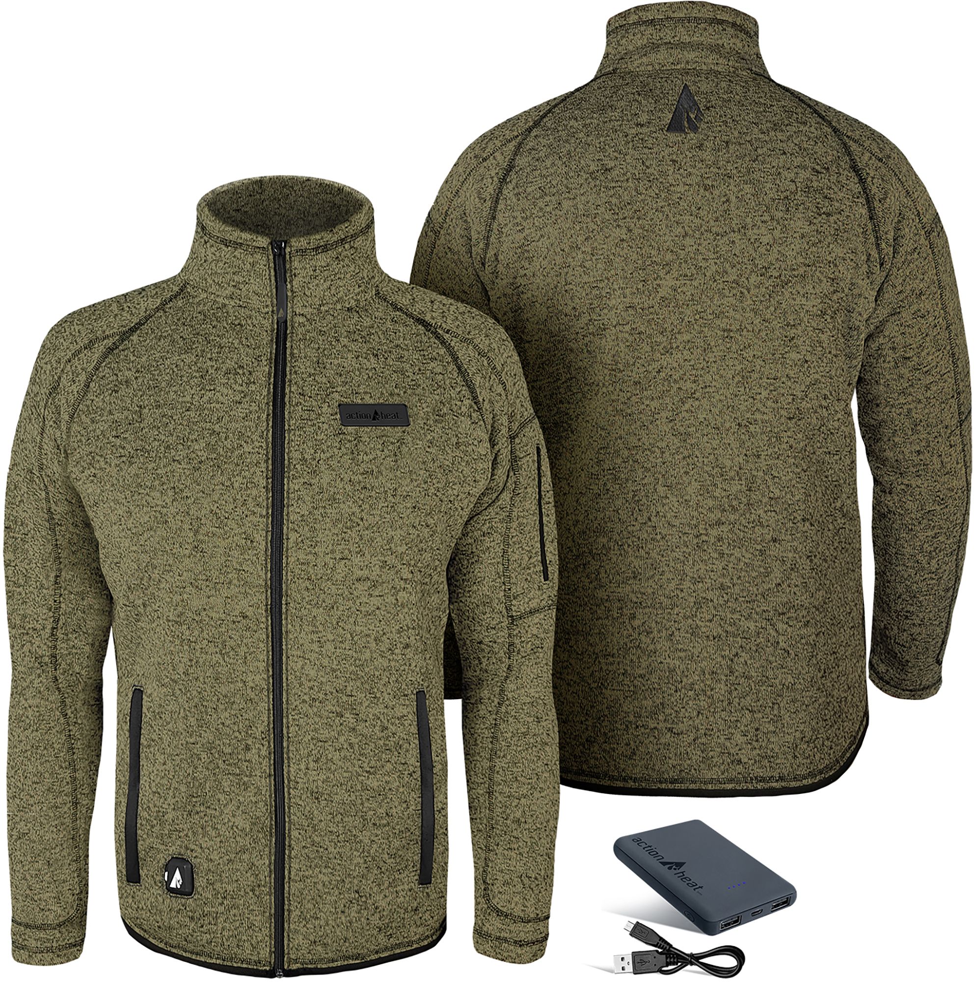 ActionHeat Men's 5V Battery Heated Sweater Jacket product image