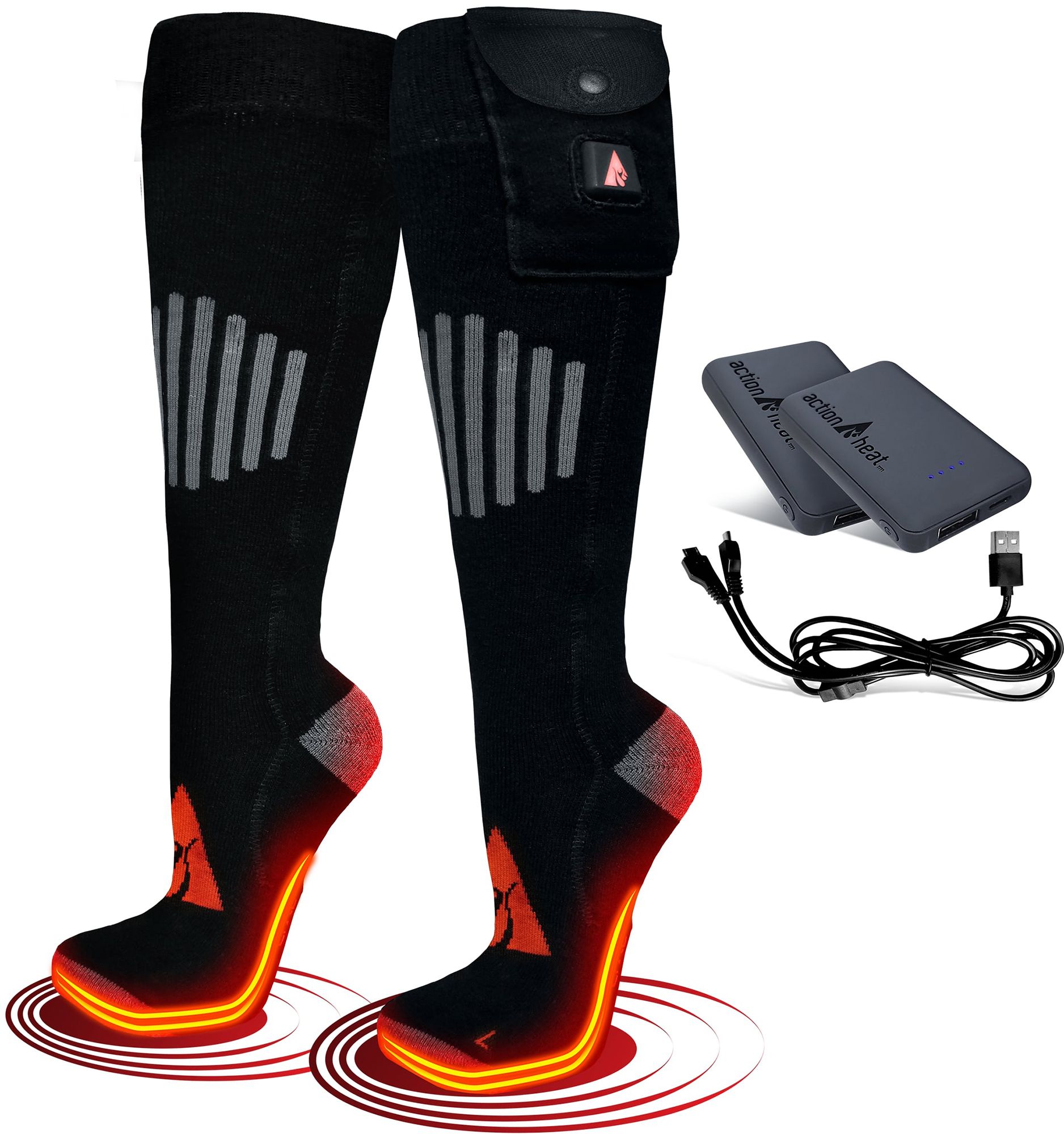 ActionHeat Adult 5V Wool Battery Heated Socks product image