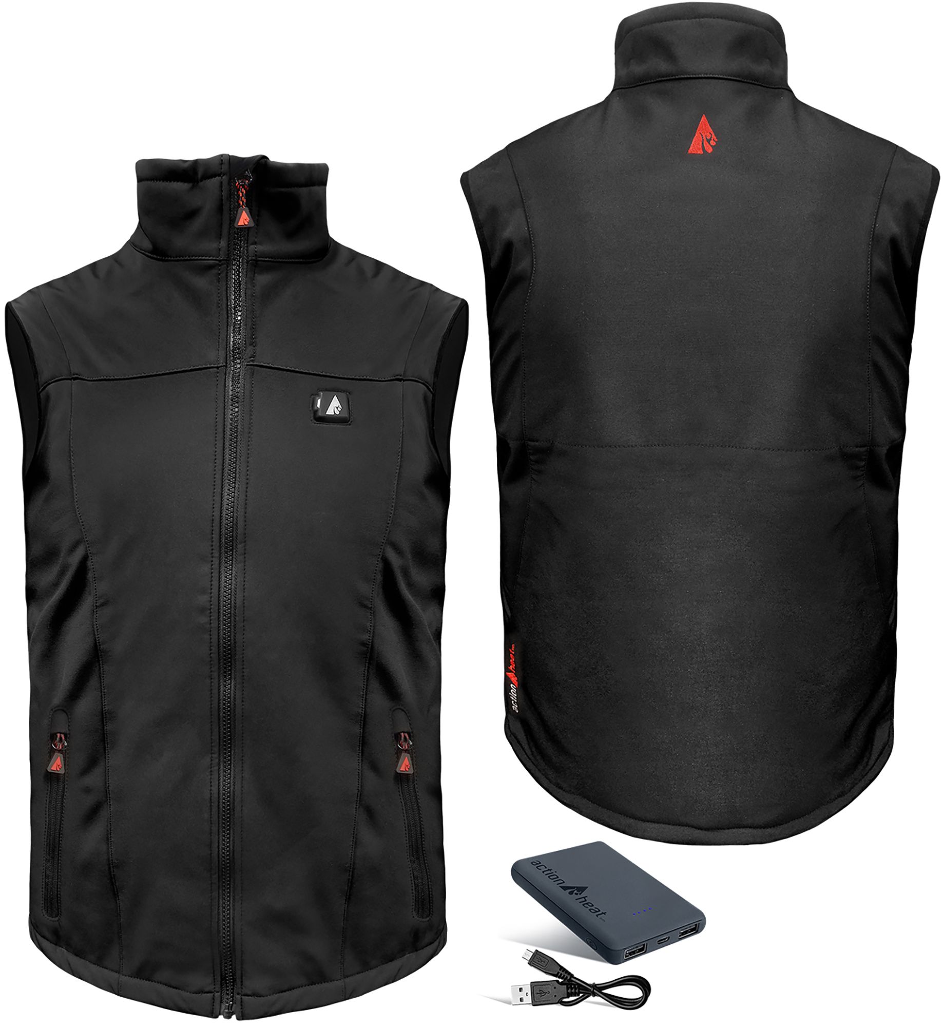 ActionHeat Men's 5V Battery Heated Softshell Vest