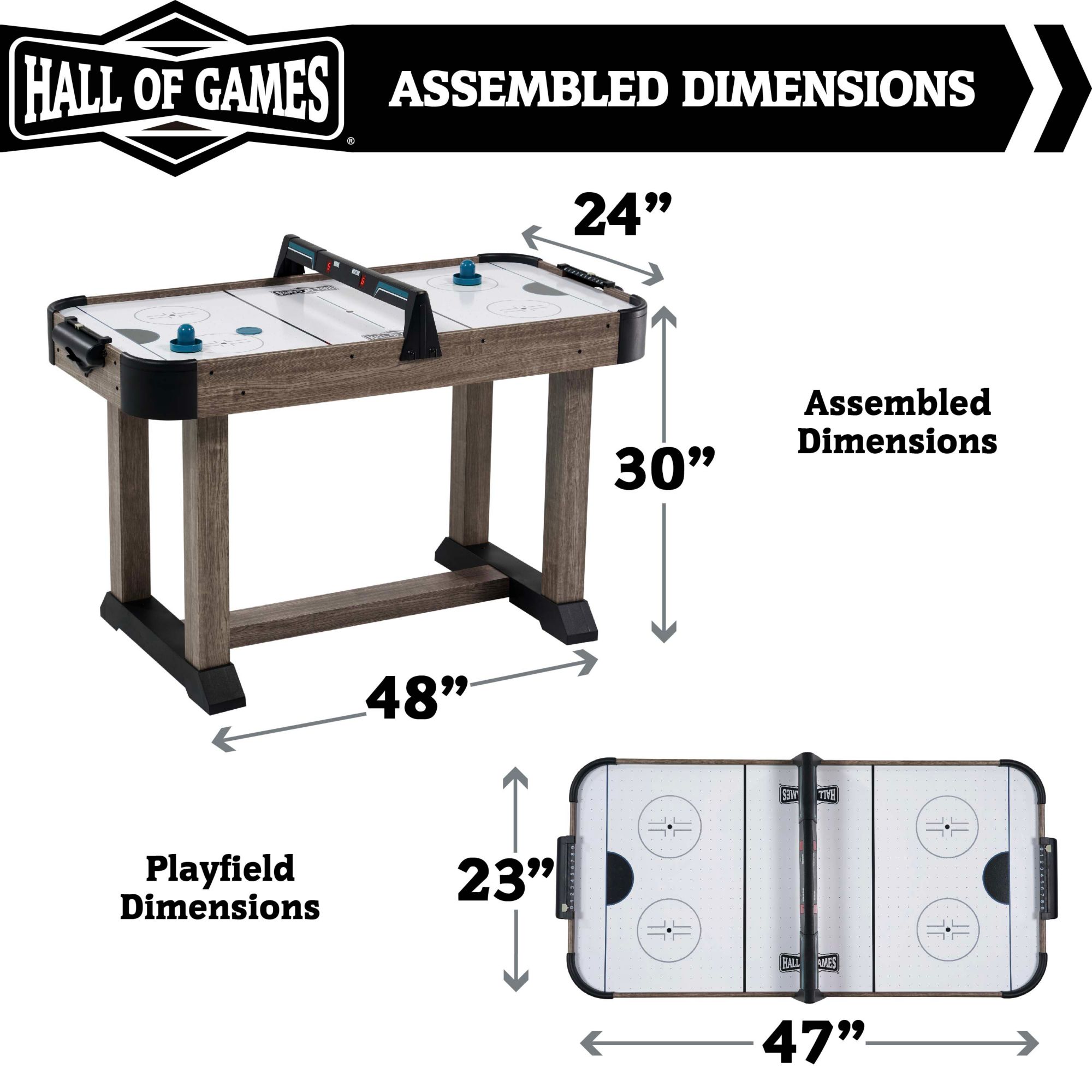 Hall of Games 48" Air Powered Hockey Table product image