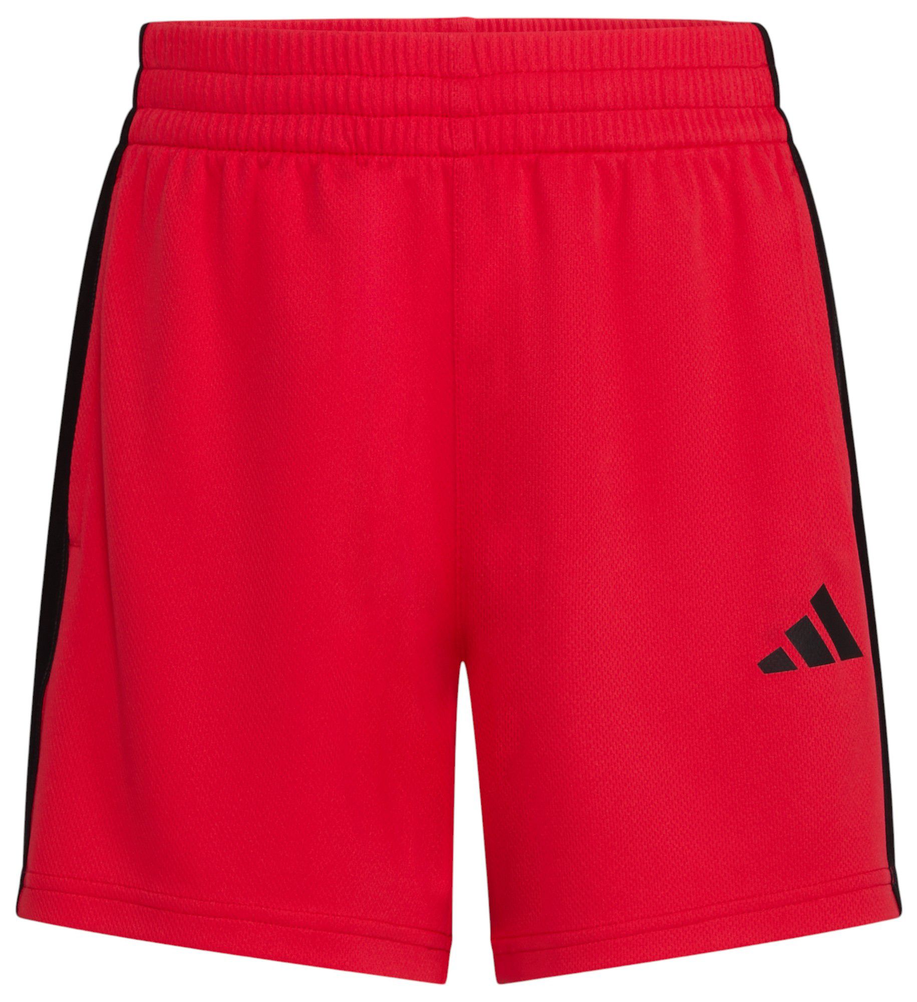 adidas Boys' 3-Stripe Essential Mid-Thigh Shorts product image