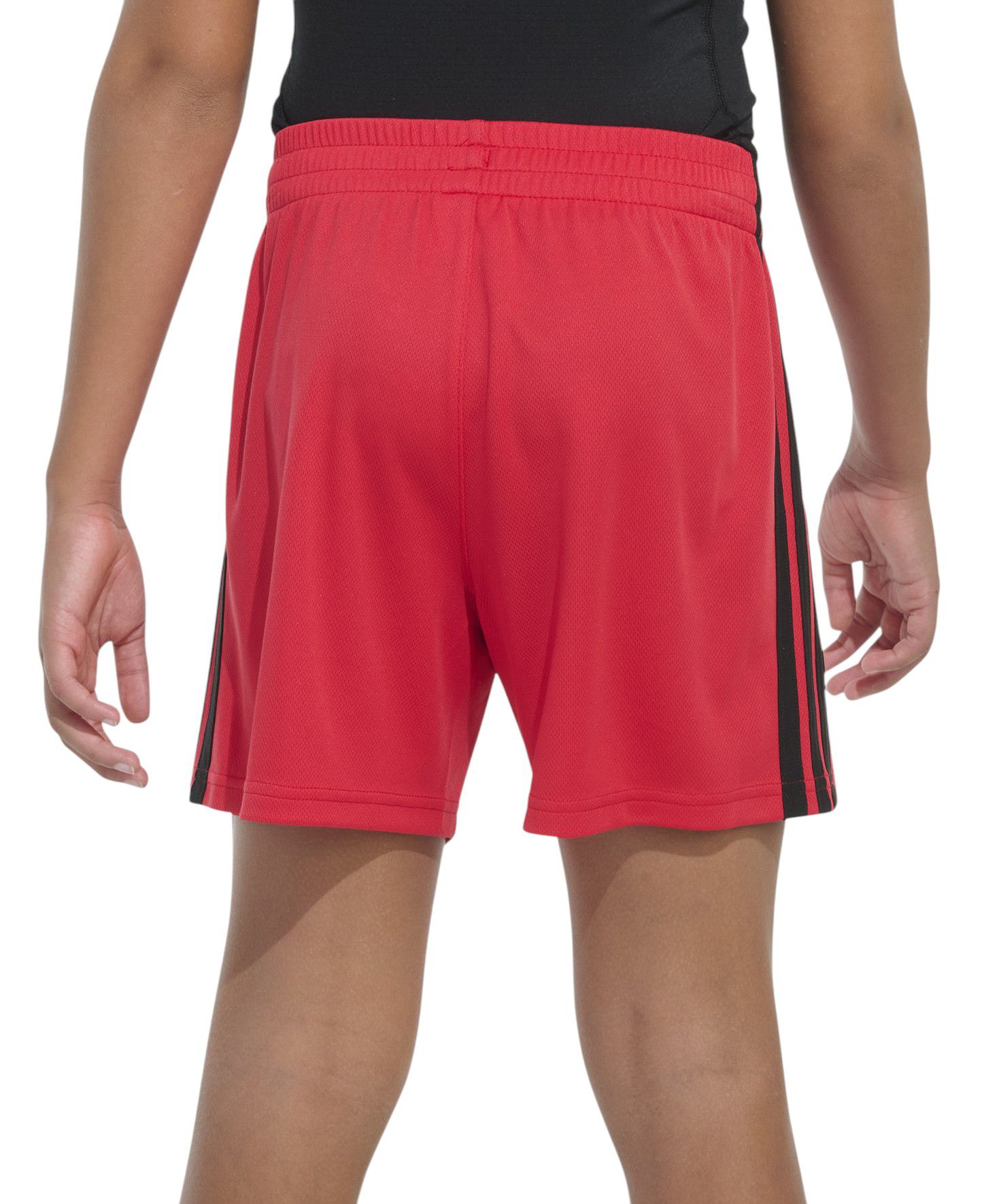 adidas Boys' 3-Stripe Essential Mid-Thigh Shorts product image