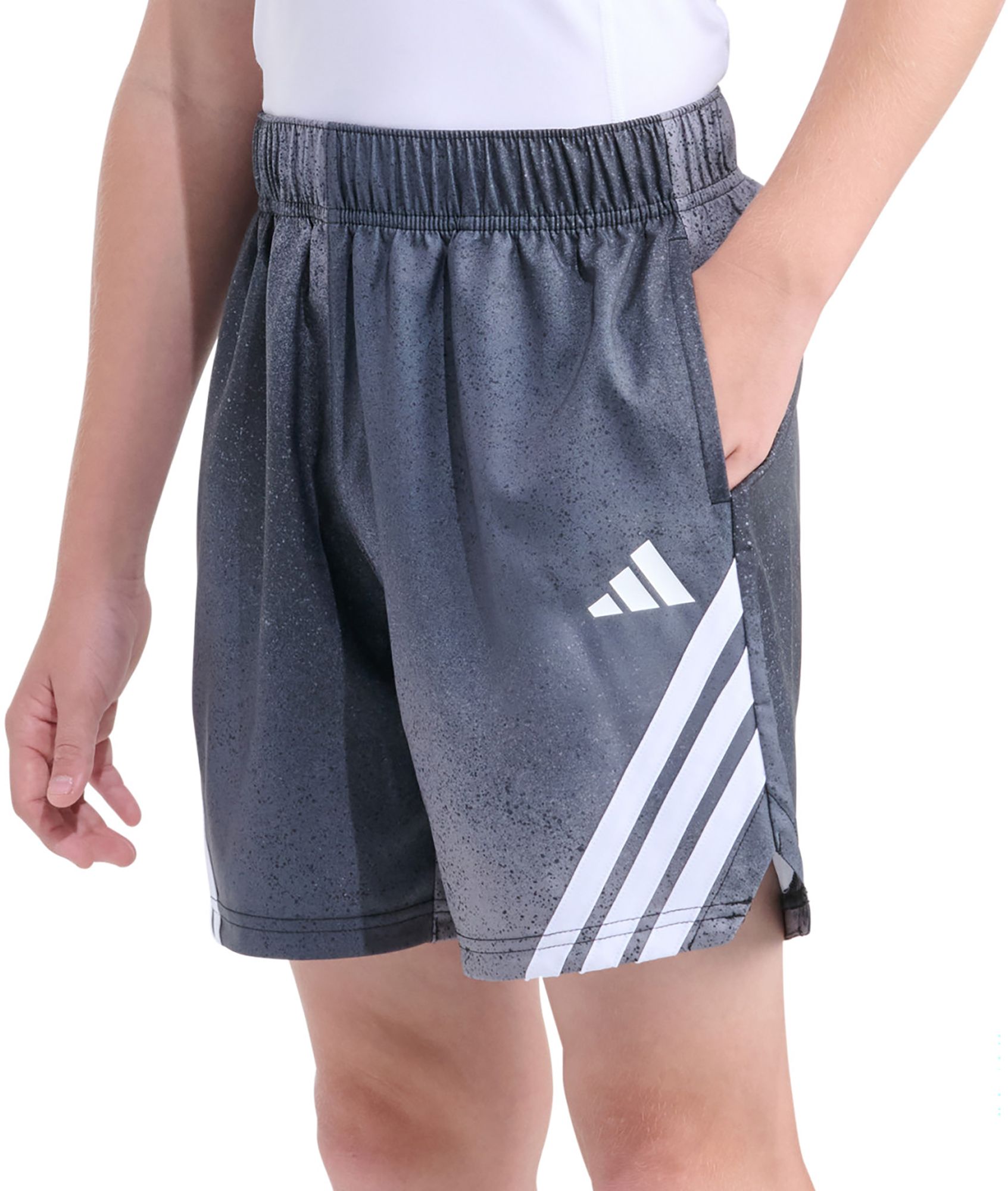 adidas Kids' Printed Woven 3-Stripes Short product image