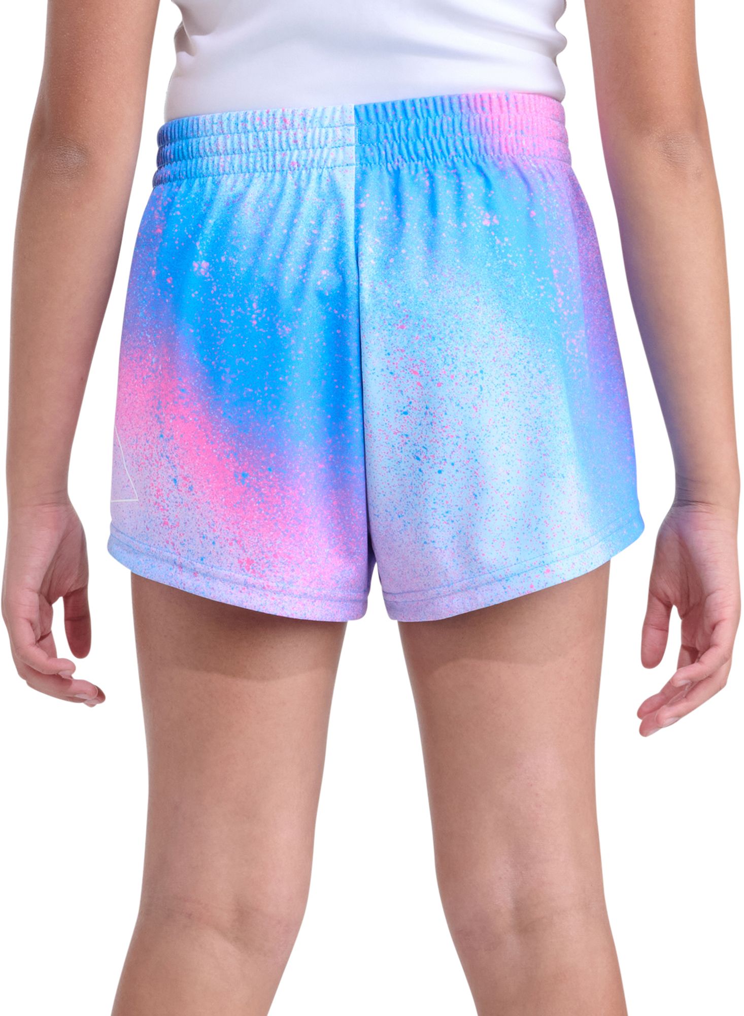 adidas Girls' 3-Bar Logo Printed Knit Short product image