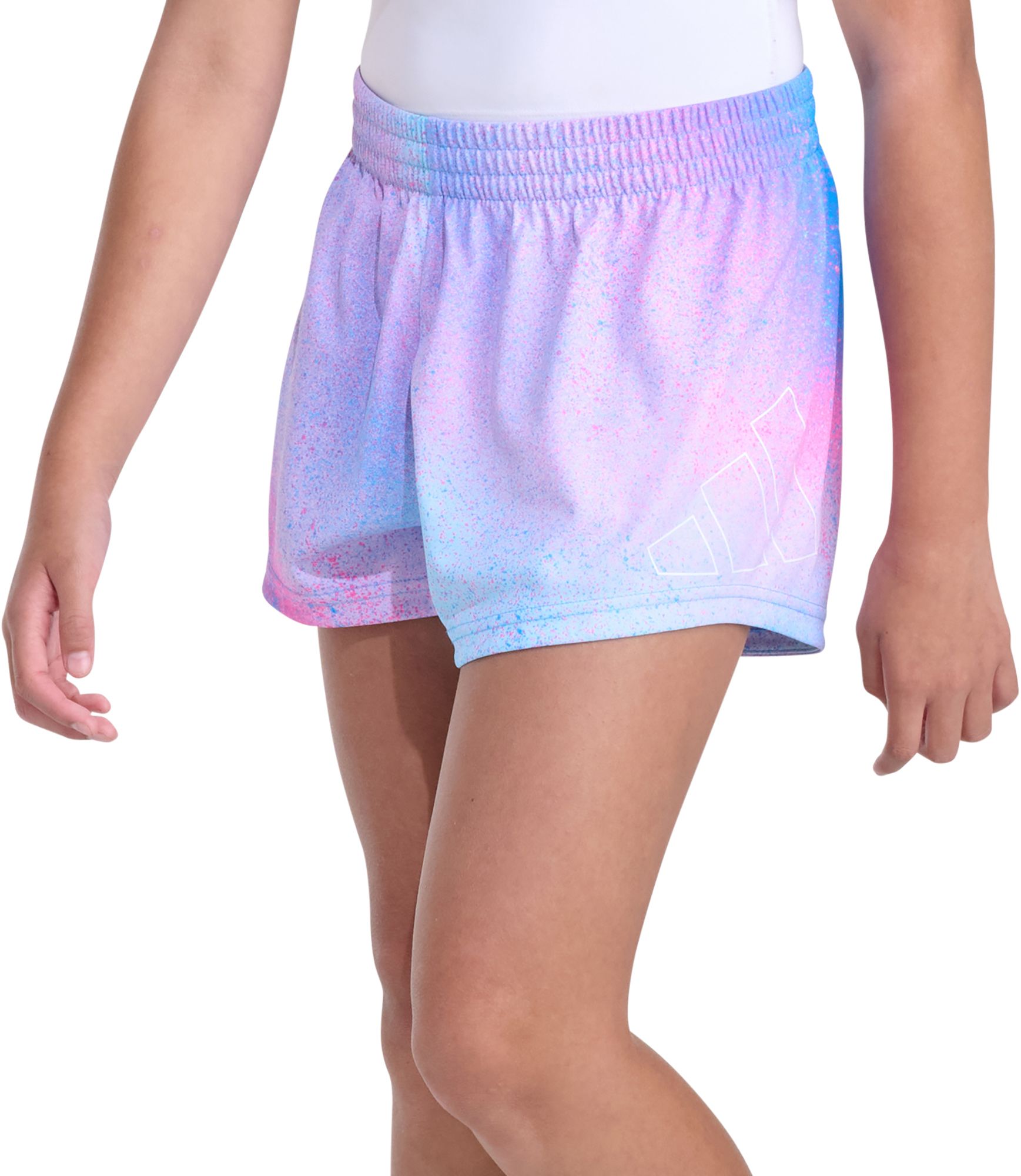 adidas Girls' 3-Bar Logo Printed Knit Short product image