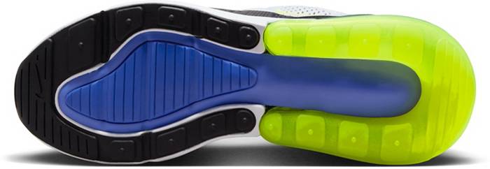 Nike Women's Air Max 270 Lava Glow/Black/White/Blue Fury Mesh Shoes 9.5 M  US