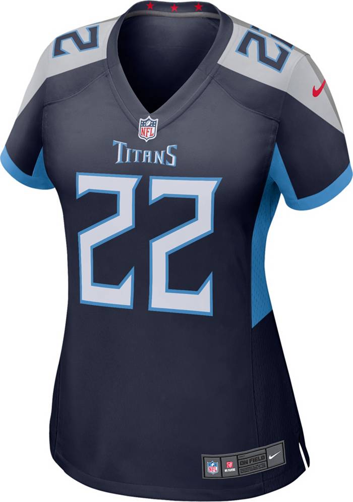 Nike Women's Tennessee Titans Derrick Henry #22 Navy Game Jersey