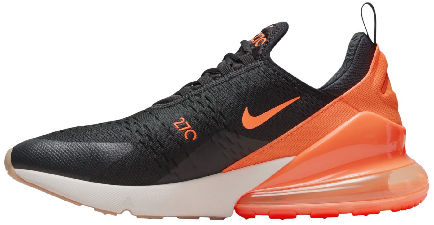 Nike men's air max 270 shoes black/white/university red best sale