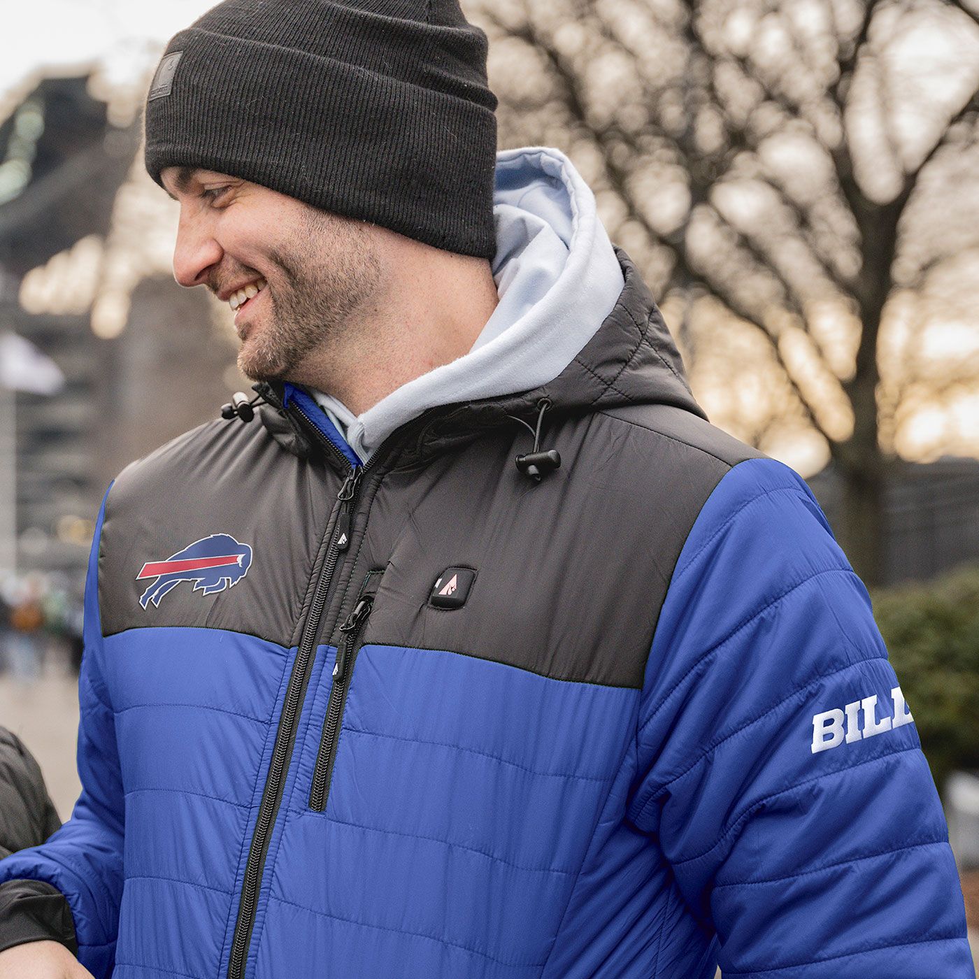 ActionHeat Men's Buffalo Bills Blue Puffer Jacket product image