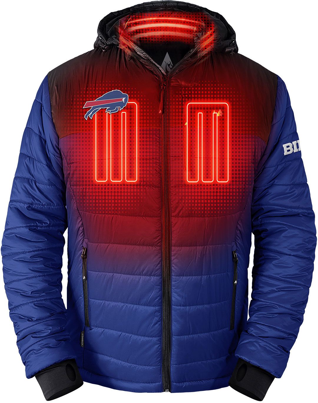 ActionHeat Men's Buffalo Bills Blue Puffer Jacket product image