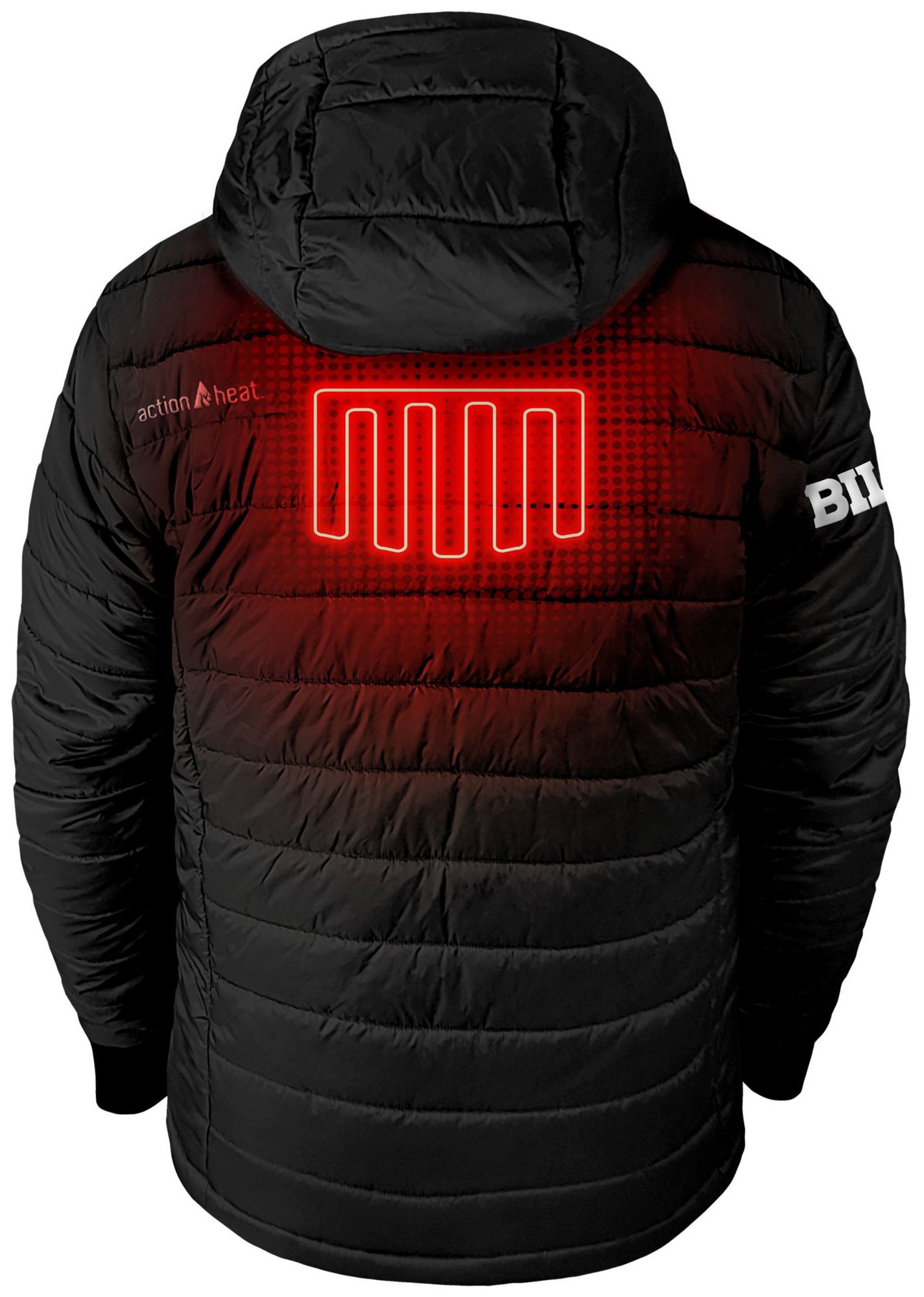 ActionHeat Men's Buffalo Bills Black 5V Battery Heated Puffer Jacket product image