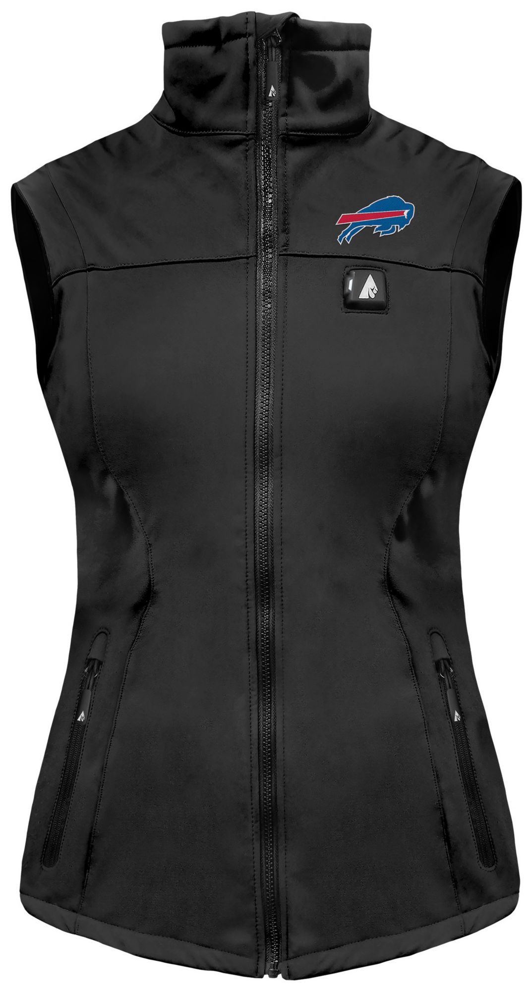 ActionHeat Women's Buffalo Bills Black 5V Battery Heated Softshell Vest product image