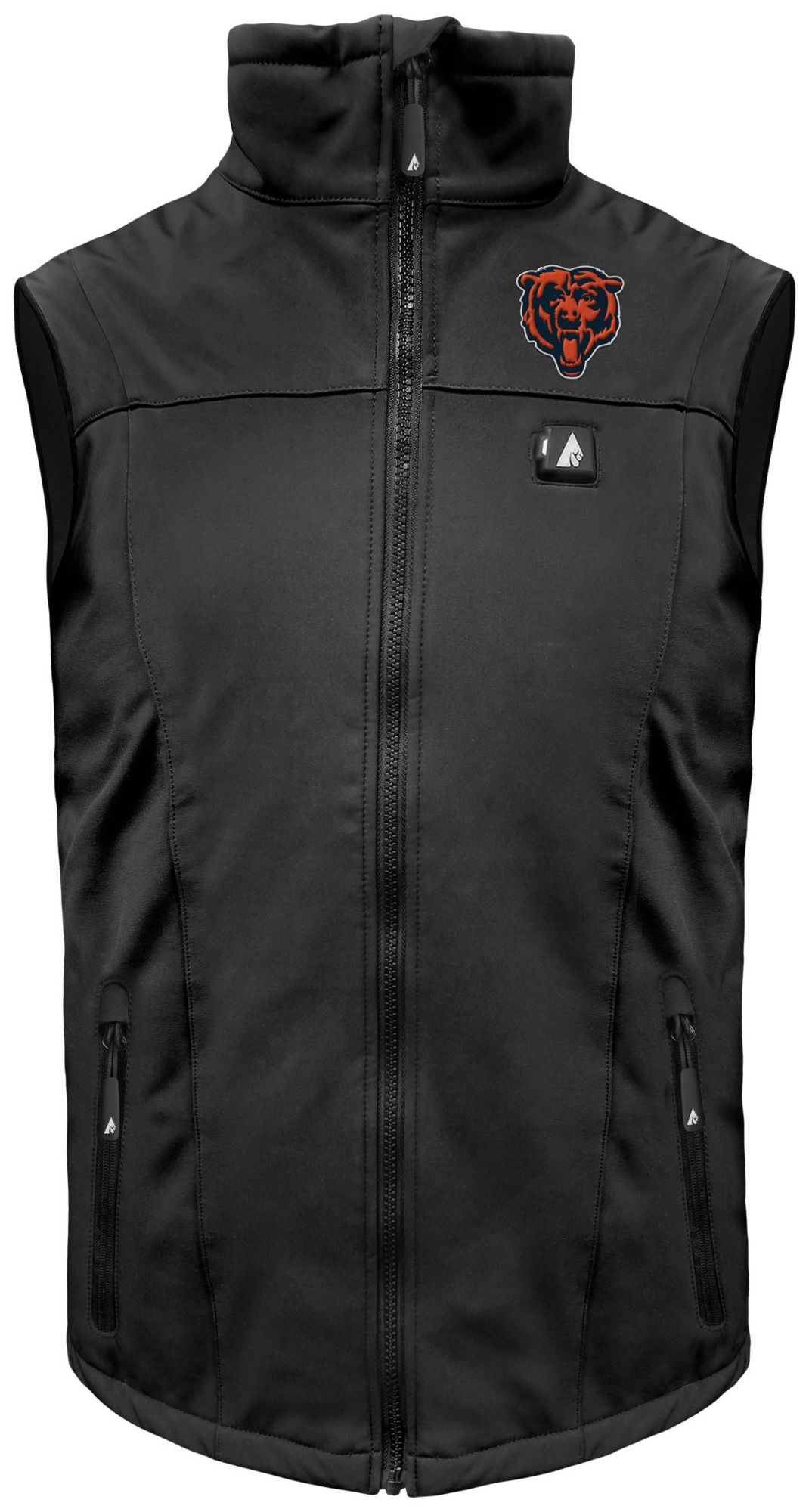 ActionHeat Men's Chicago Bears Black 5V Battery Heated Softshell Vest product image