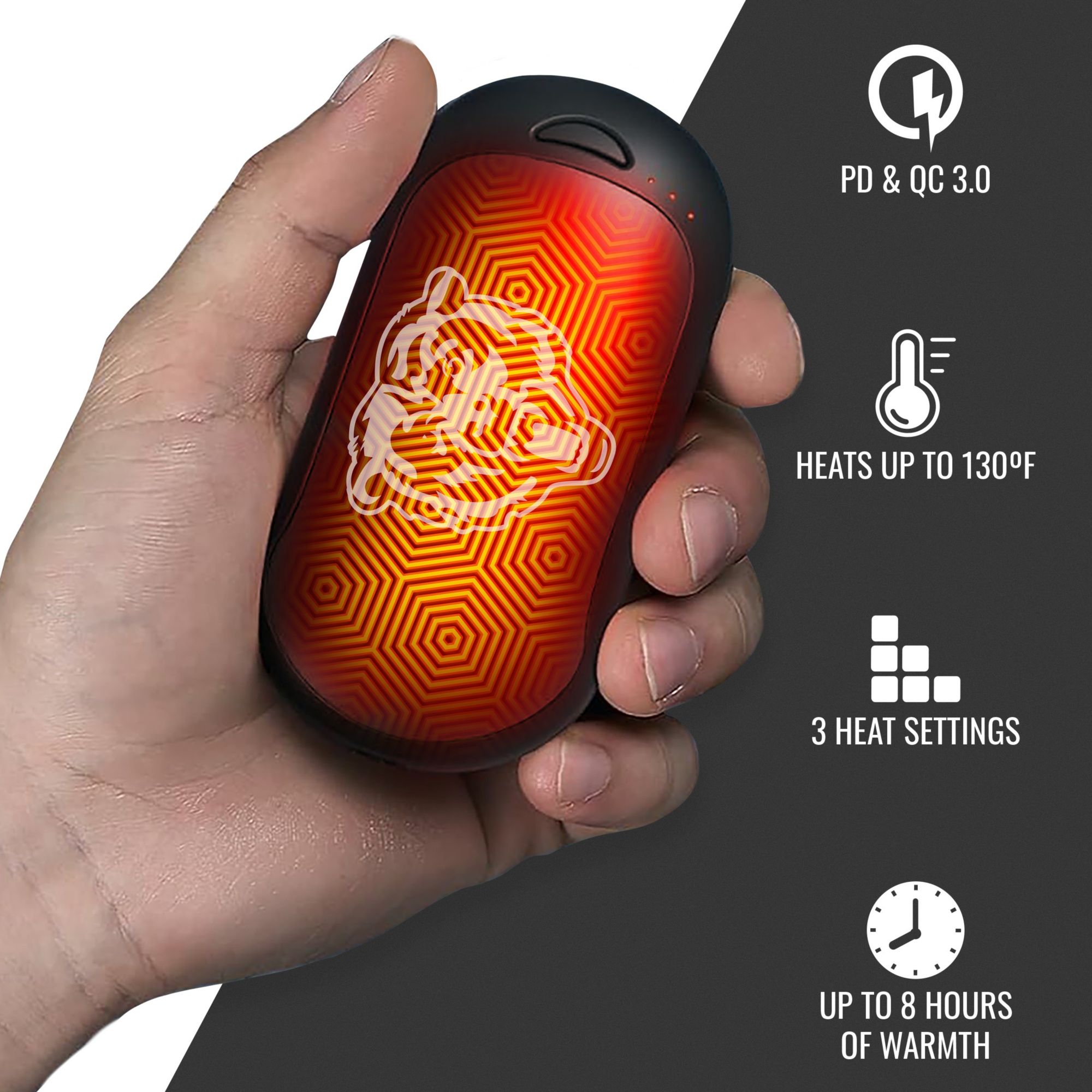 ActionHeat Chicago Bears Rechargeable Hand Warmer - Single product image