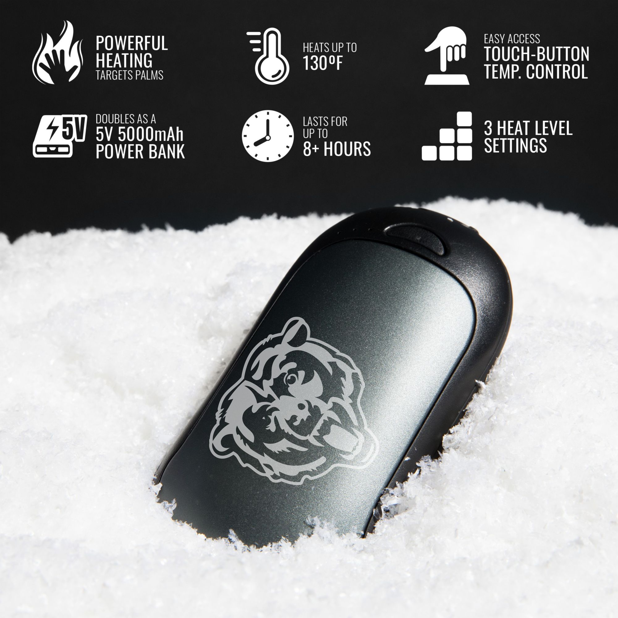 ActionHeat Chicago Bears Rechargeable Hand Warmer - Single product image