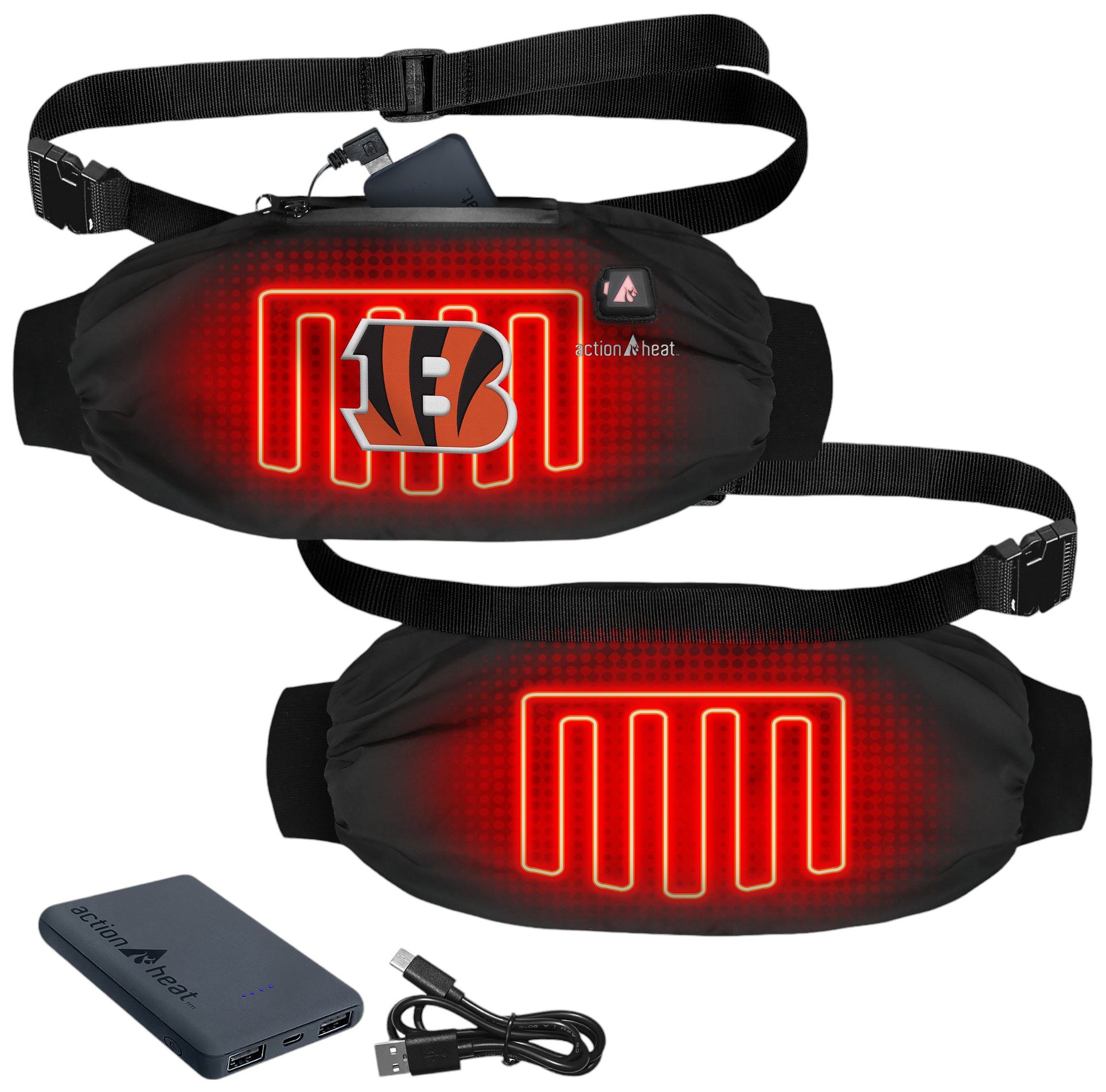 ActionHeat Cincinnati Bengals 5V Battery Heated Hand Muff Warmer product image