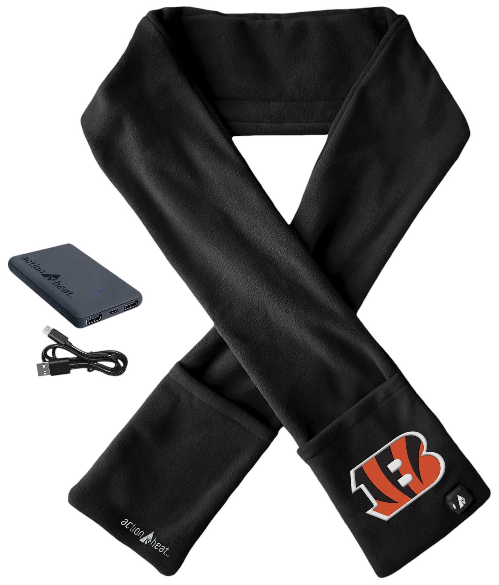 ActionHeat Cincinnati Bengals 5V Battery Heated Scarf product image