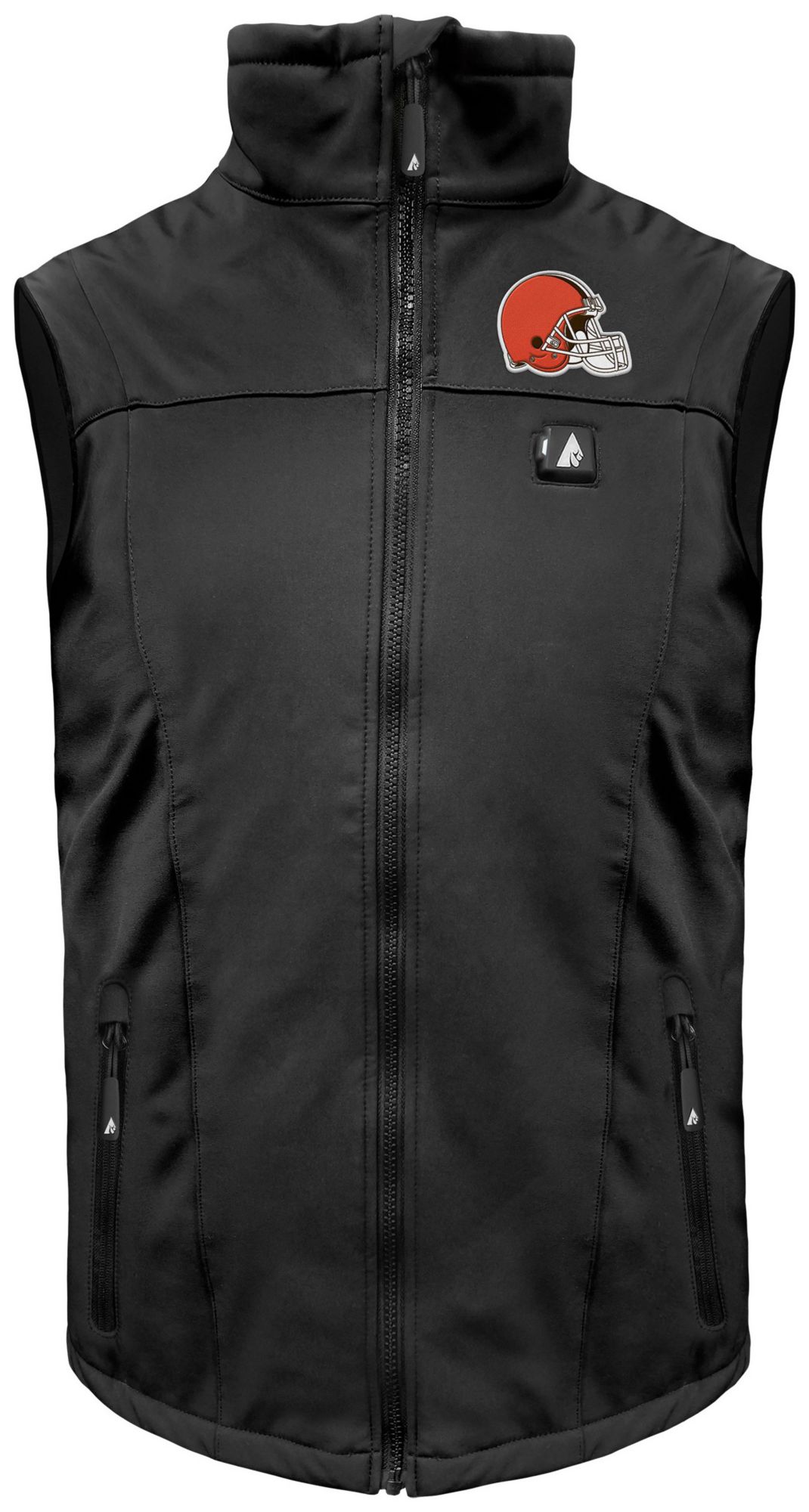 ActionHeat Men's Cleveland Browns Black 5V Battery Heated Softshell Vest product image