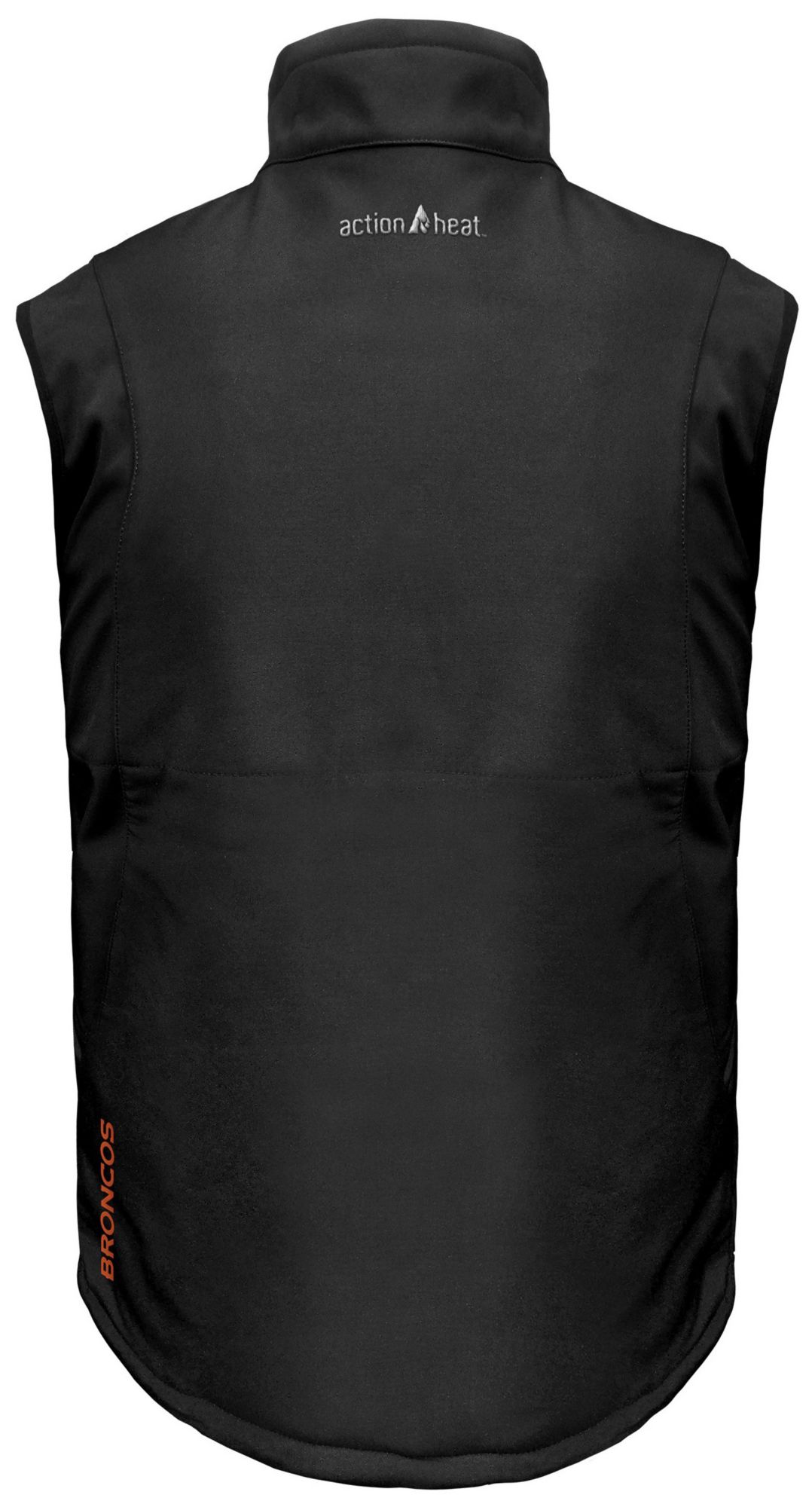 ActionHeat Men's Denver Broncos Black 5V Battery Heated Softshell Vest product image
