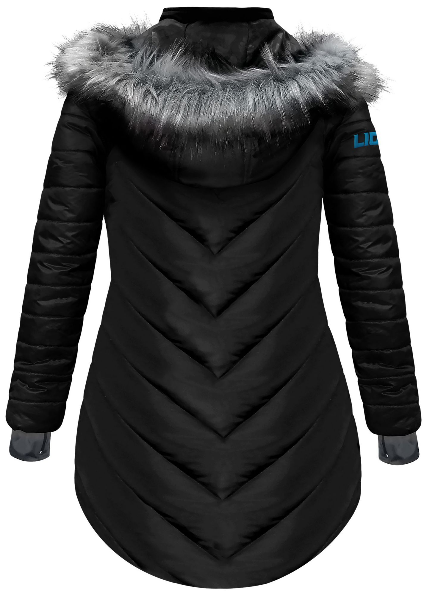 ActionHeat Women's Detroit Lions Black 5V Battery Heated Puffer Jacket product image