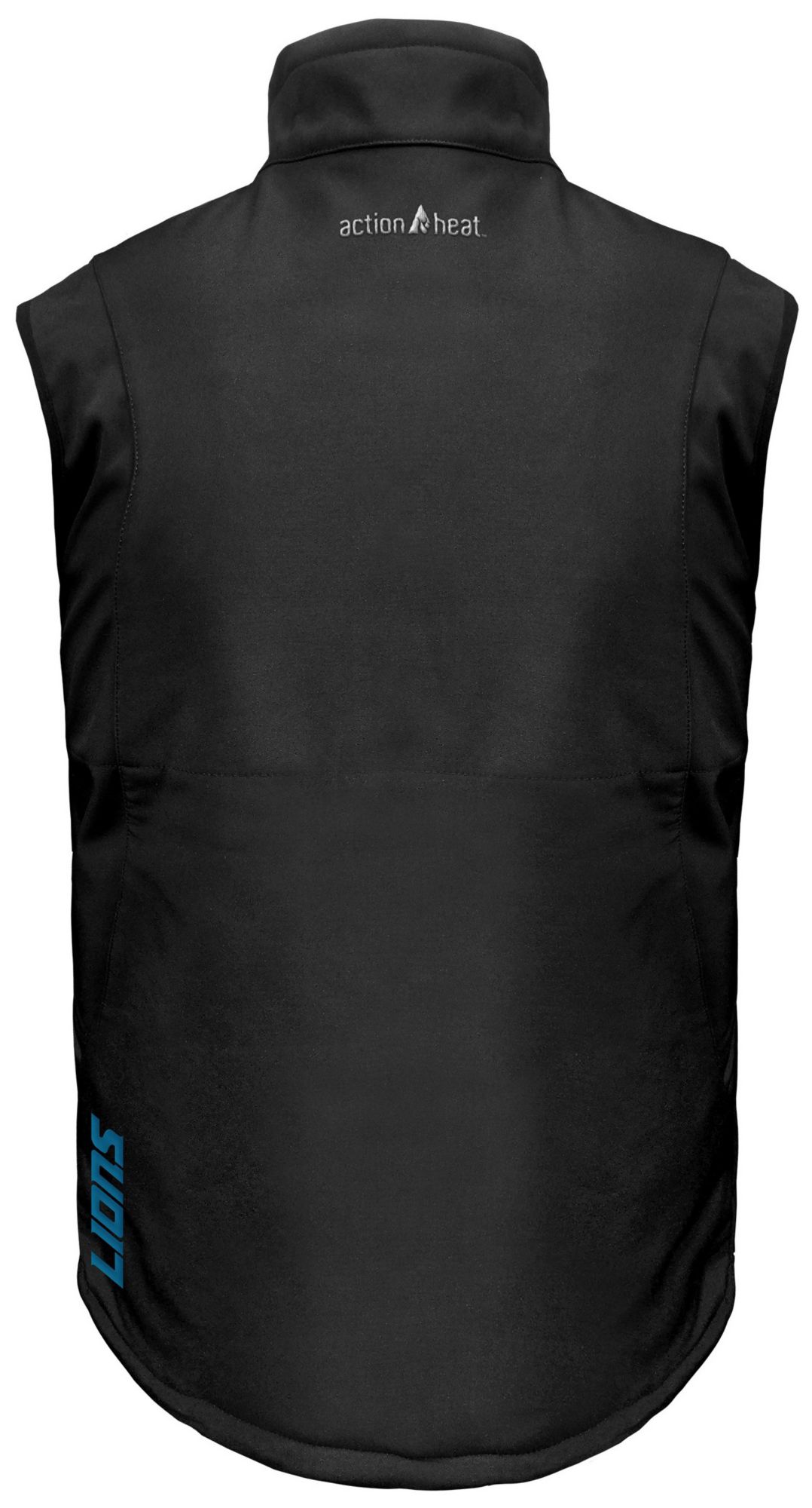 ActionHeat Men's Detroit Lions Black 5V Battery Heated Softshell Vest product image