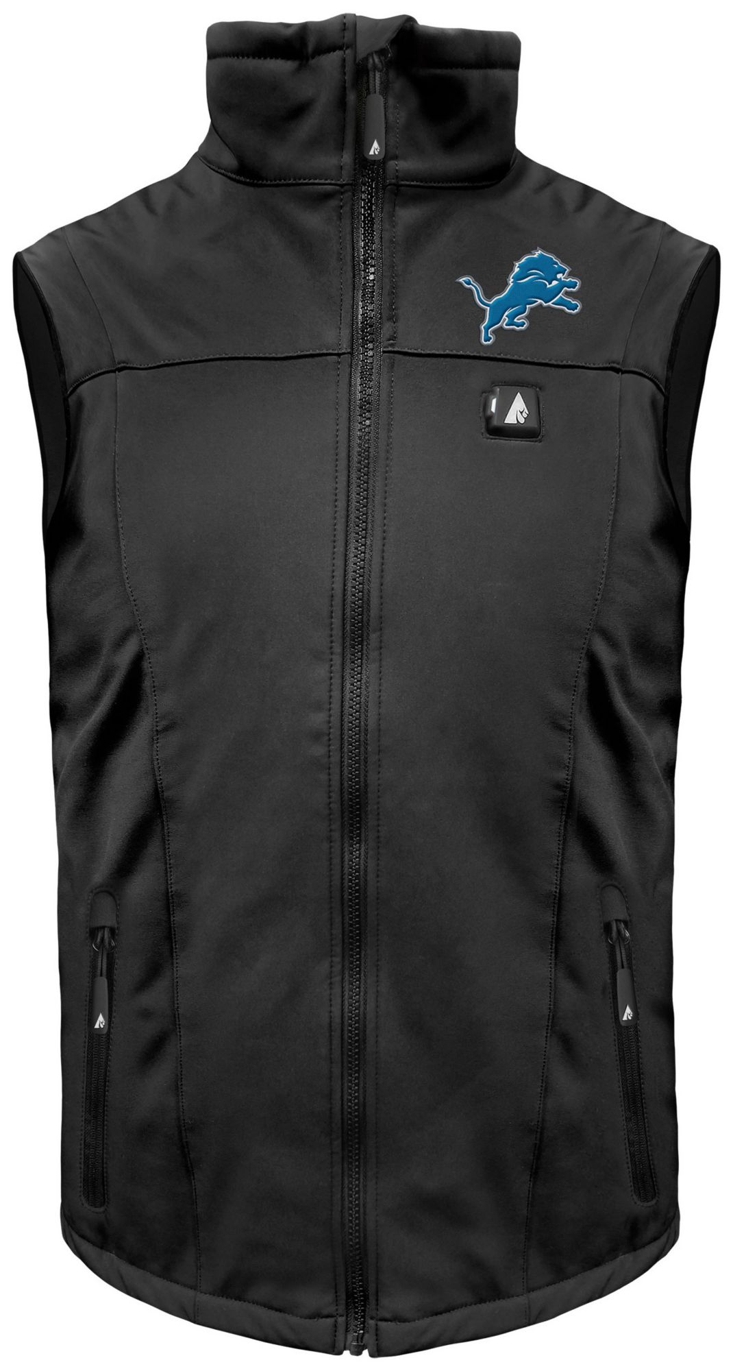 ActionHeat Men's Detroit Lions Black 5V Battery Heated Softshell Vest product image