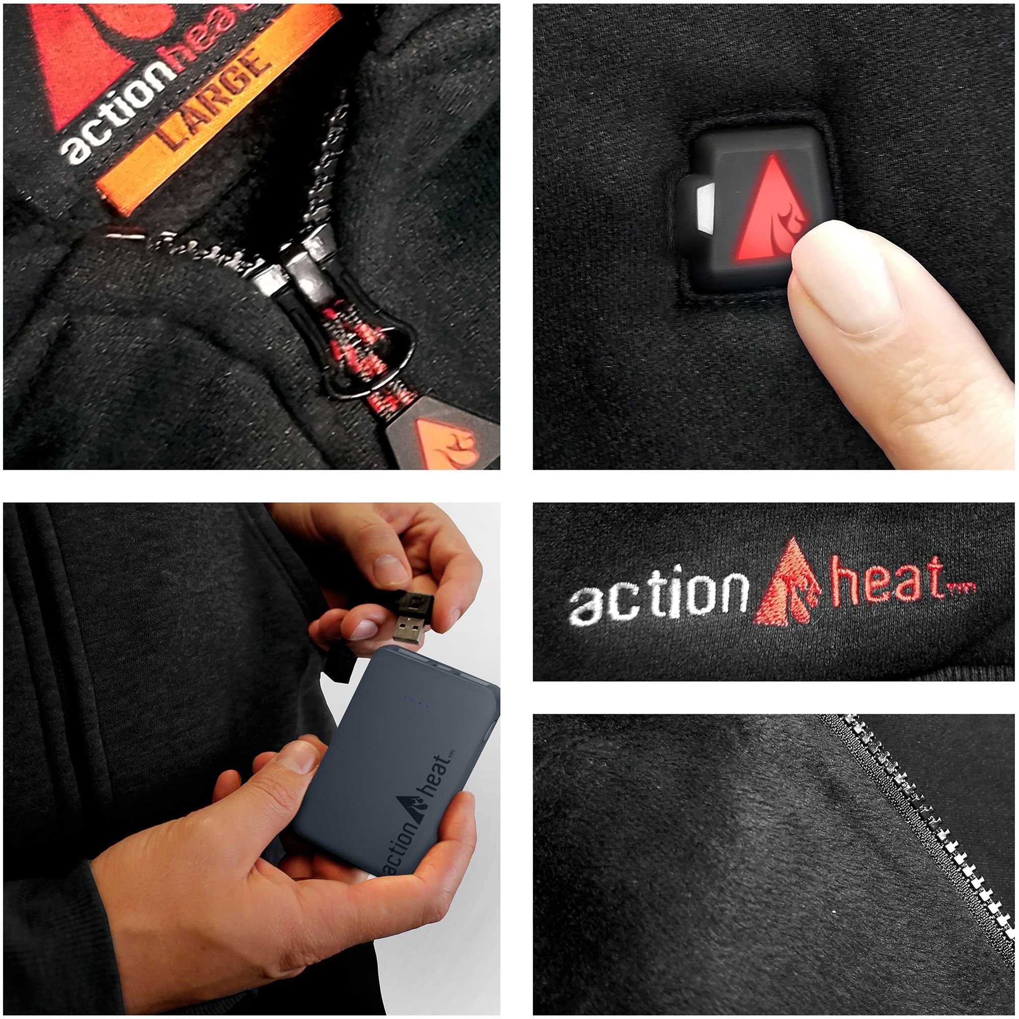 ActionHeat Men's 5V Battery Heated Hoodie product image