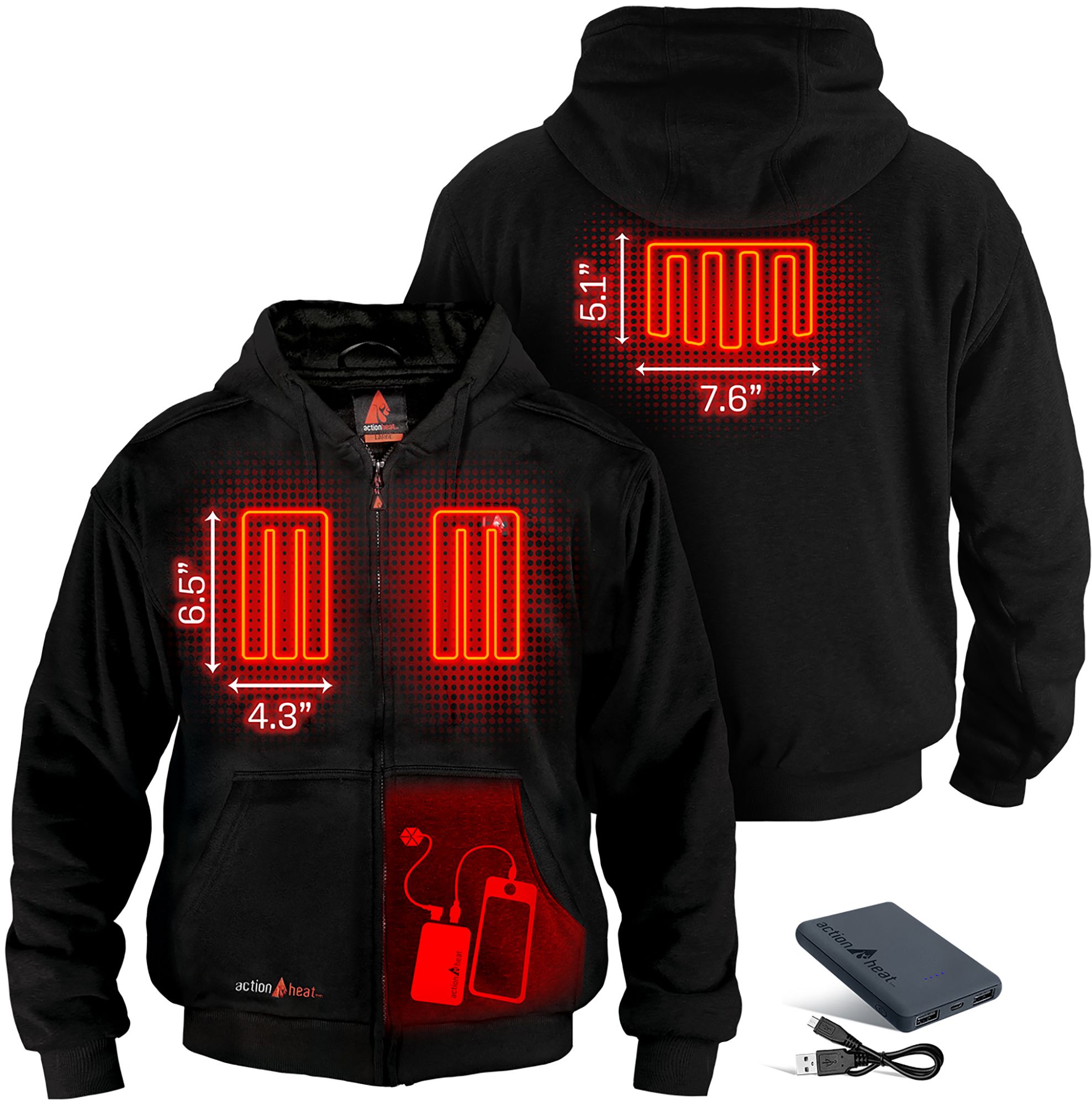 ActionHeat Men's 5V Battery Heated Hoodie product image