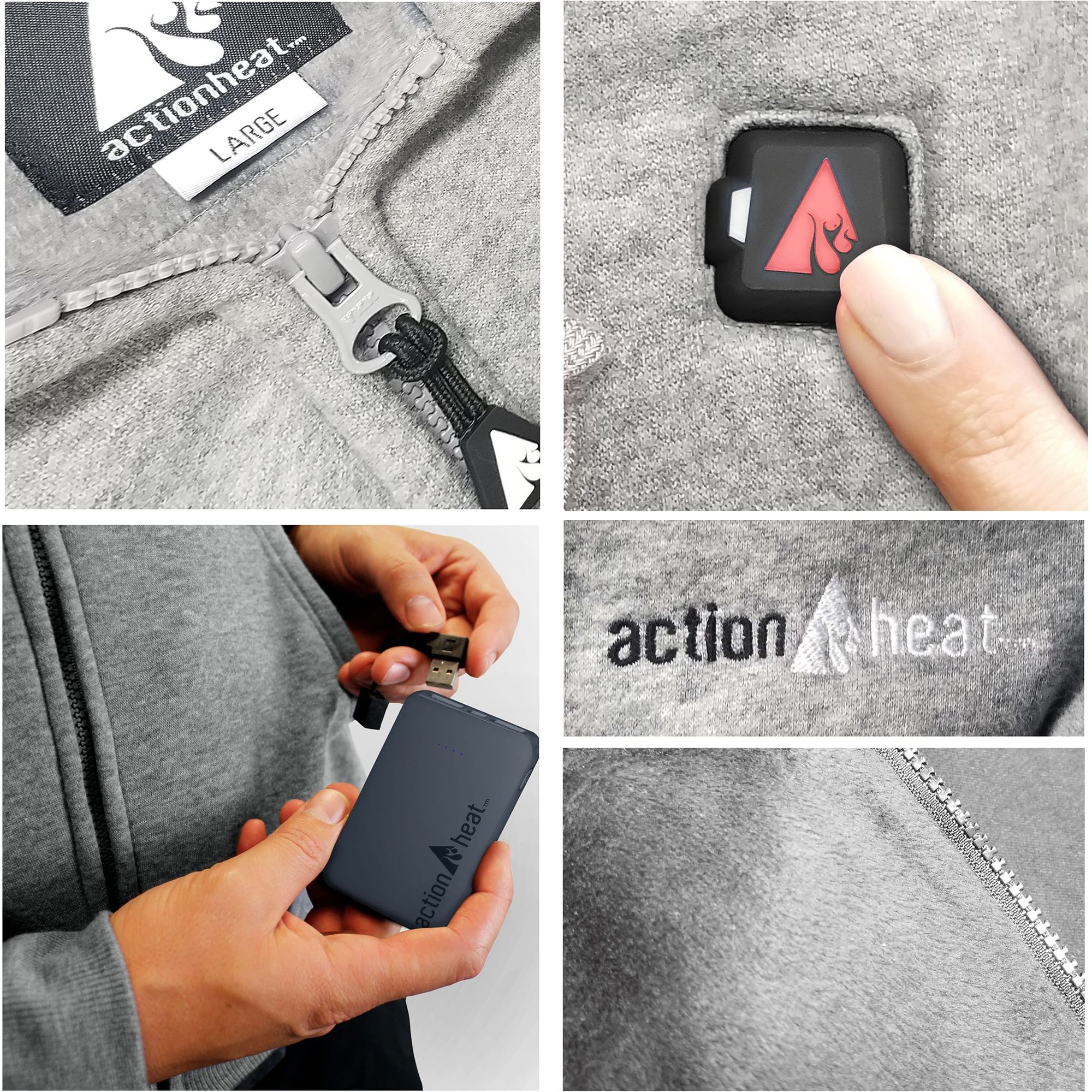 ActionHeat Men's 5V Battery Heated Hoodie product image